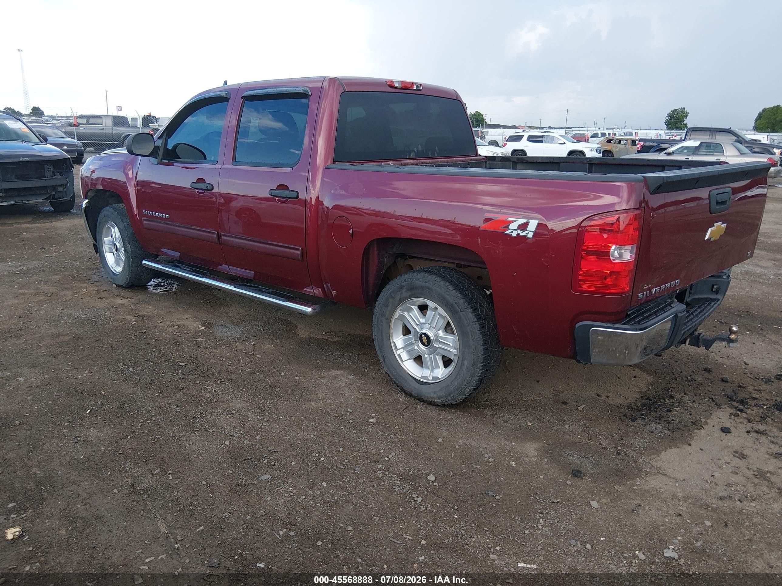 2013 Chevrolet Silverado 1500 Lt Burgundy vin: 3GCPKSE78DG218263