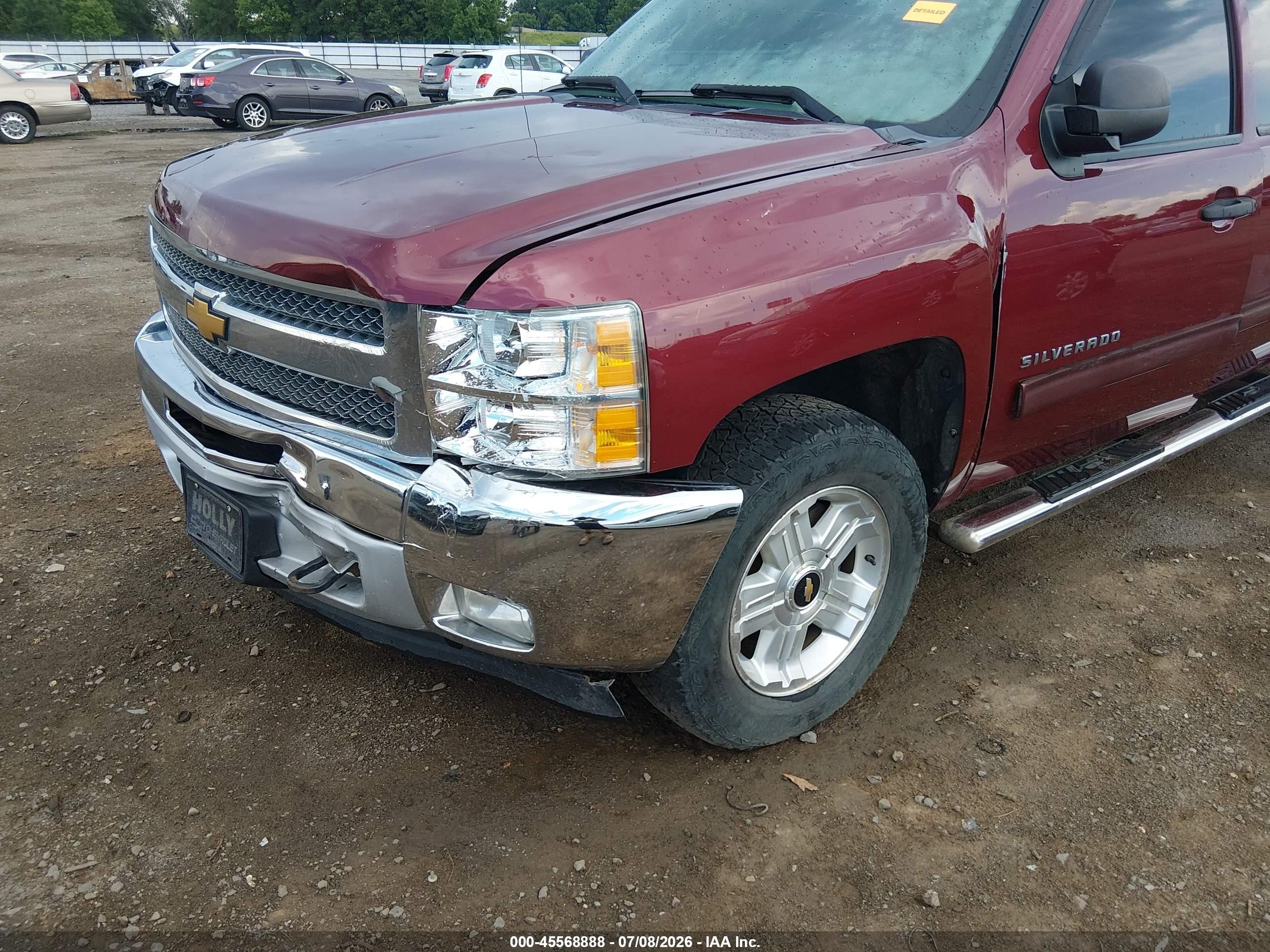 2013 Chevrolet Silverado 1500 Lt Burgundy vin: 3GCPKSE78DG218263