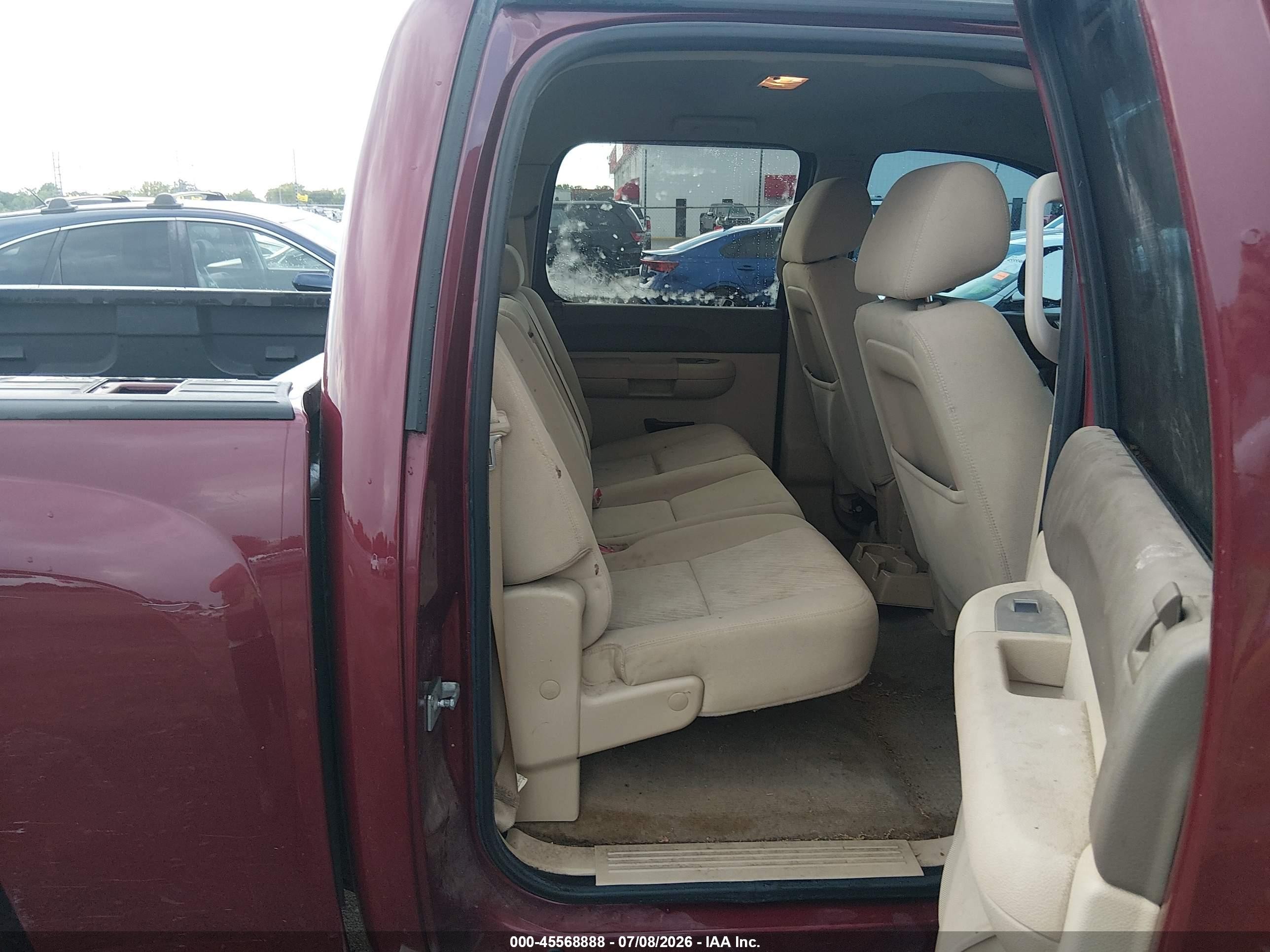 2013 Chevrolet Silverado 1500 Lt Burgundy vin: 3GCPKSE78DG218263