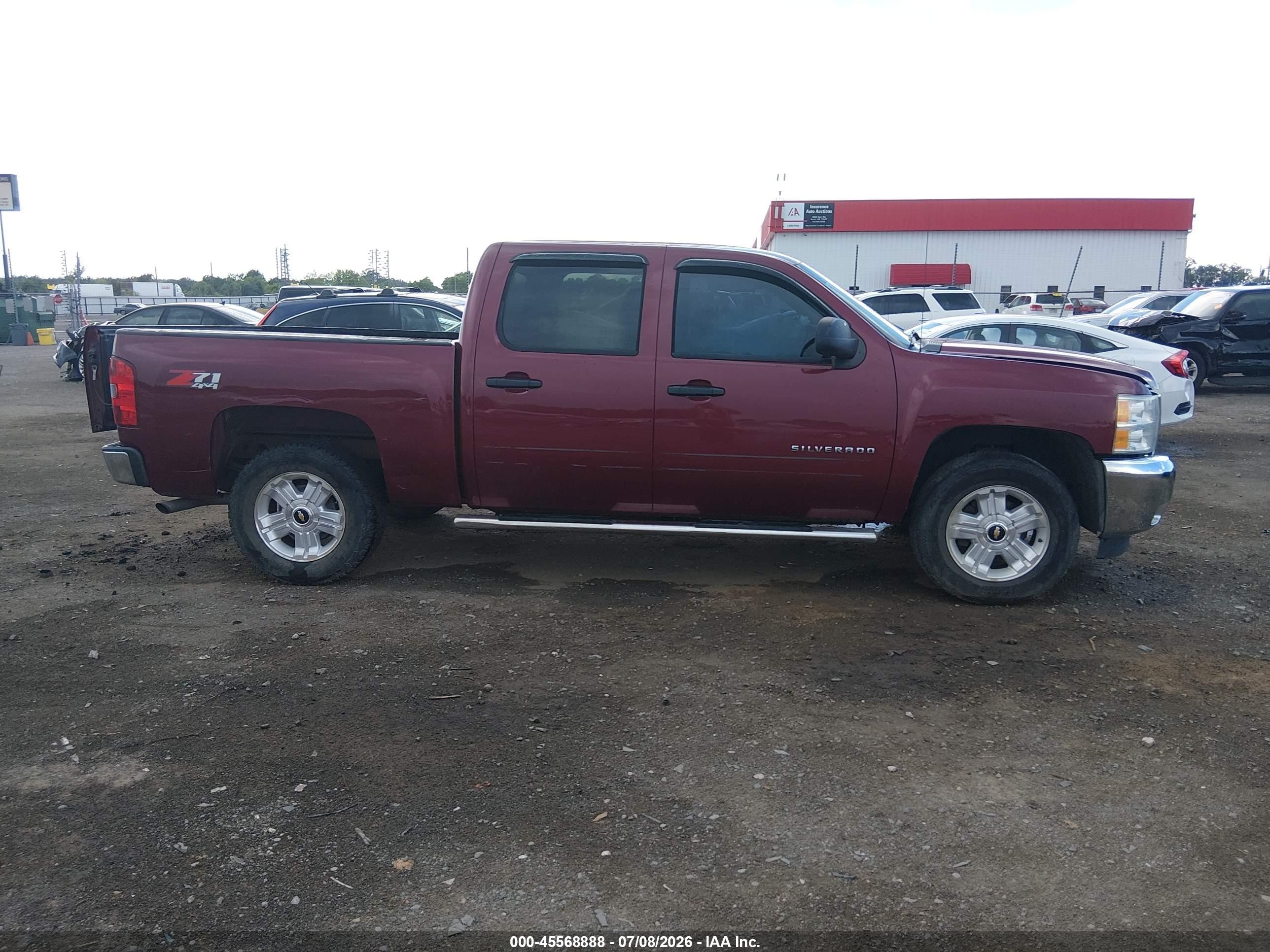 2013 Chevrolet Silverado 1500 Lt Burgundy vin: 3GCPKSE78DG218263