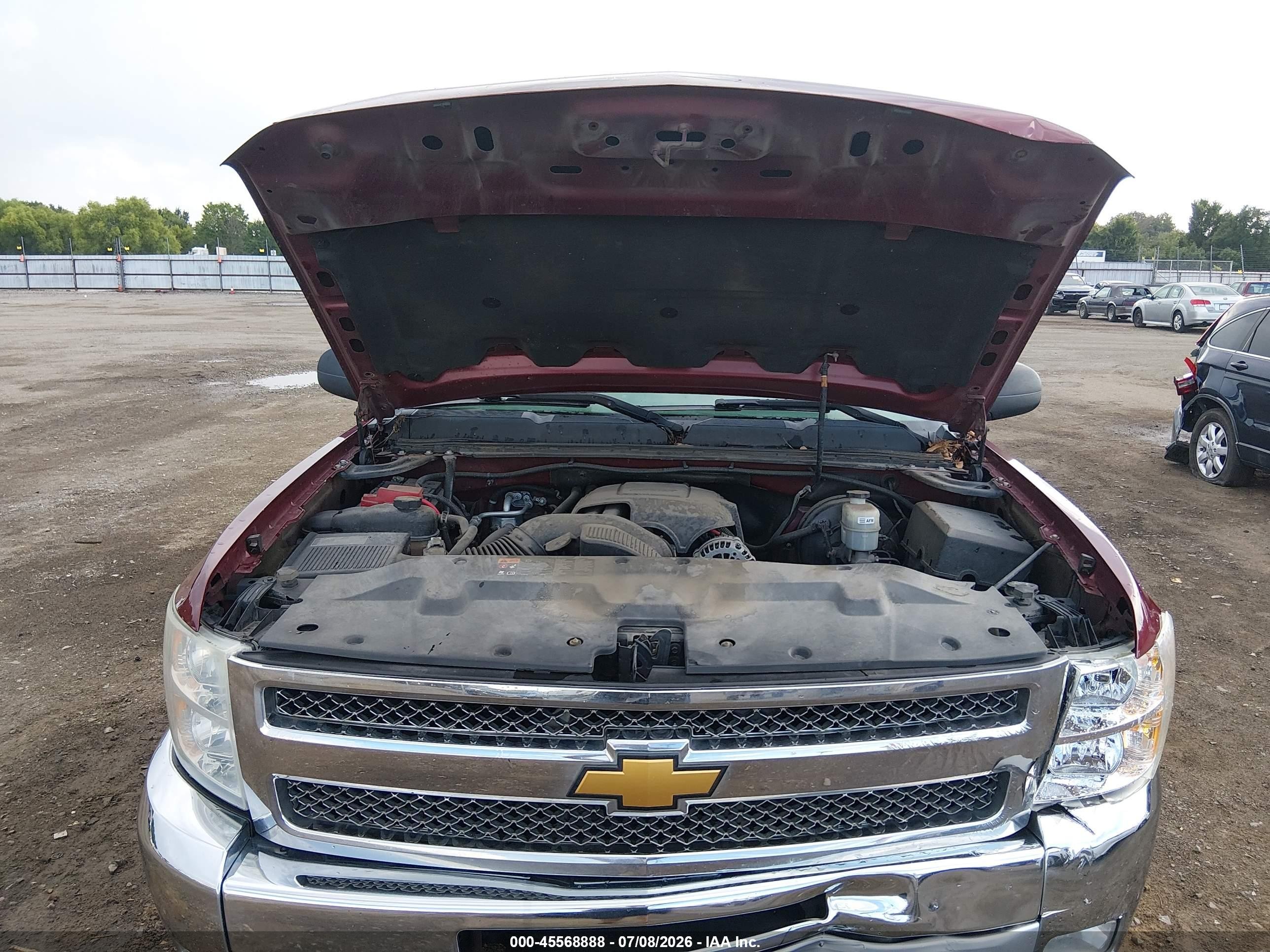 2013 Chevrolet Silverado 1500 Lt Burgundy vin: 3GCPKSE78DG218263