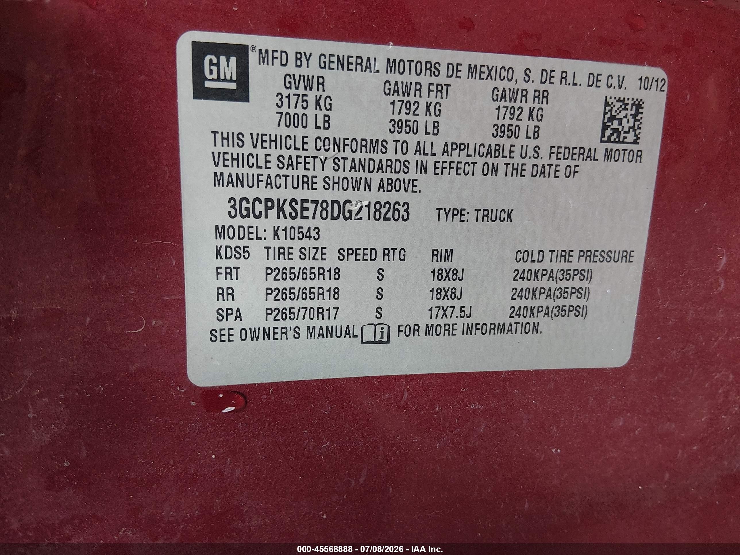2013 Chevrolet Silverado 1500 Lt Burgundy vin: 3GCPKSE78DG218263