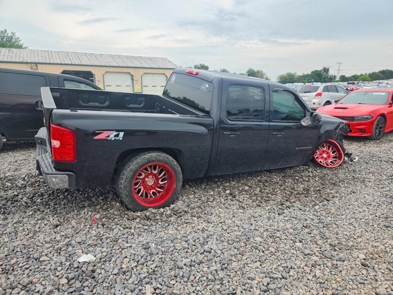 2013 Chevrolet Silverado K1500 Lt Black vin: 3GCPKSE78DG379602