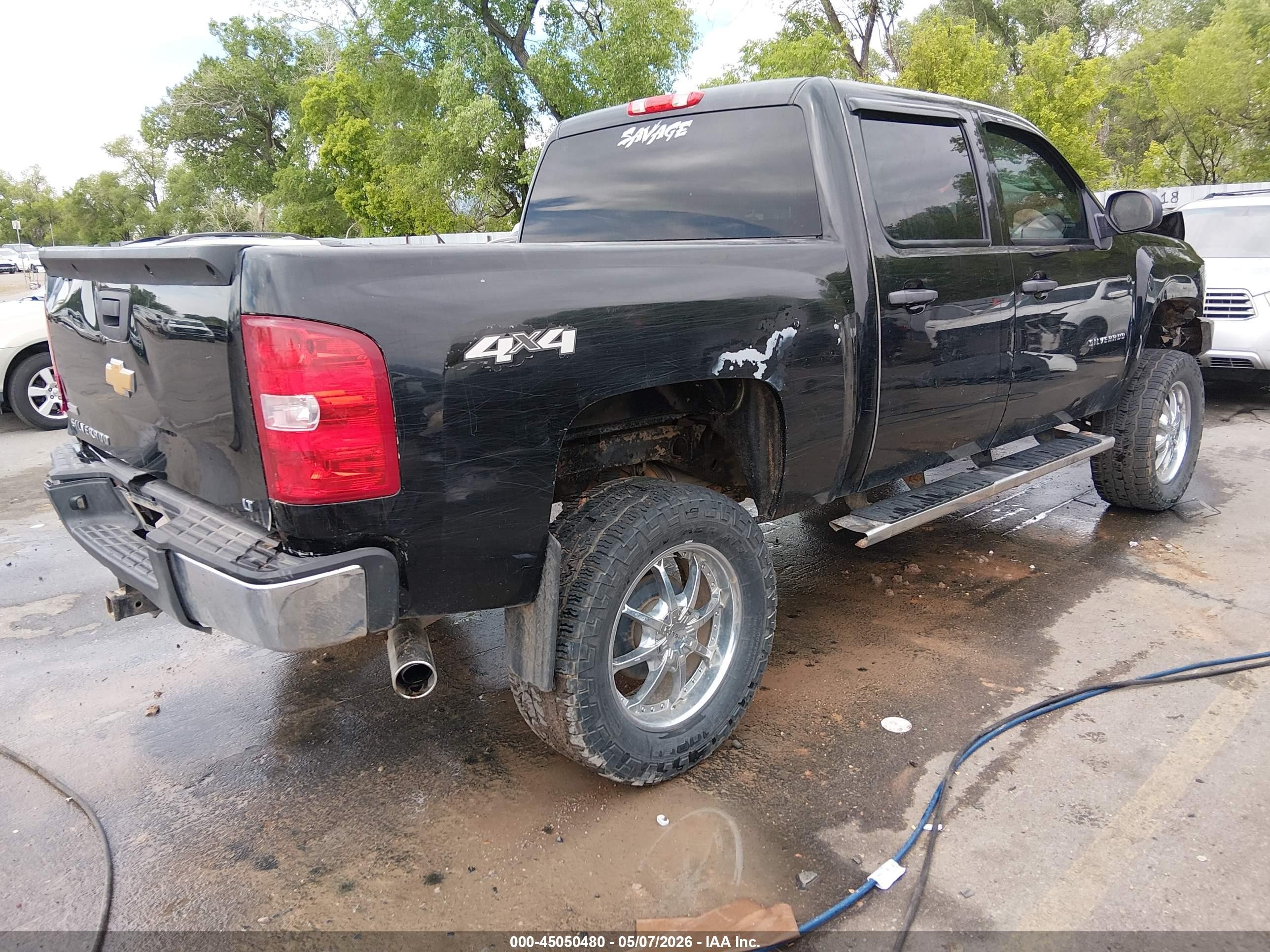 2012 Chevrolet Silverado 1500 Lt Black vin: 3GCPKSE79CG103346