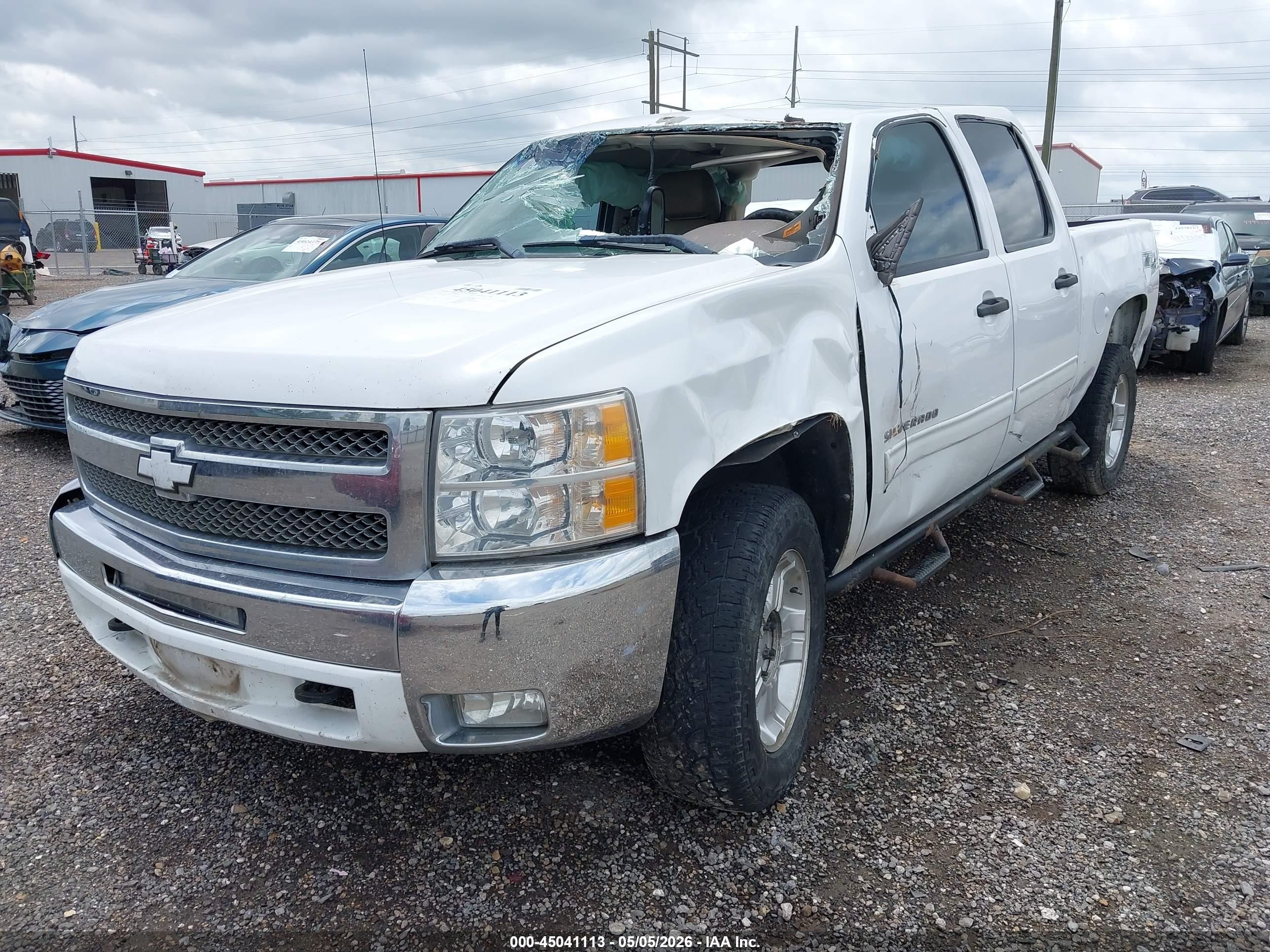 2012 Chevrolet Silverado 1500 Lt White vin: 3GCPKSE79CG265557