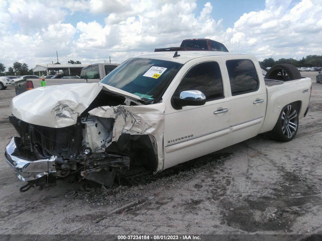 2012 Chevrolet Silverado 1500 Lt White vin: 3GCPKSE79CG305135