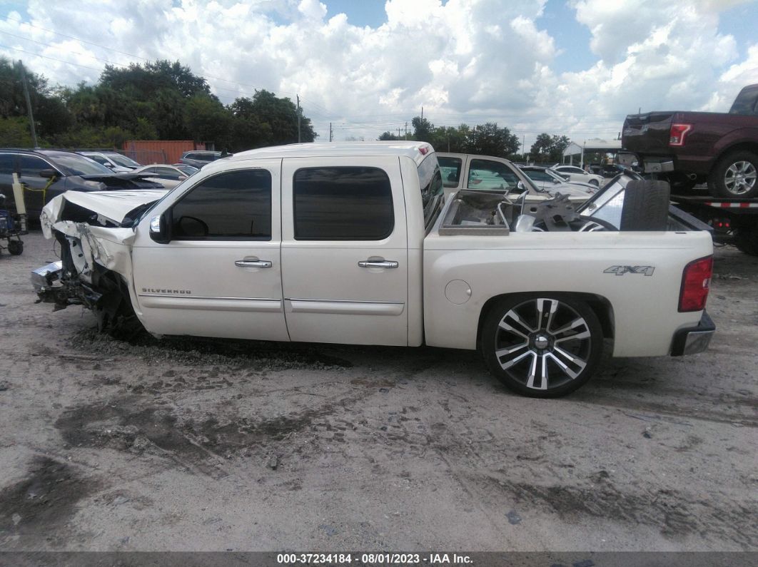 2012 Chevrolet Silverado 1500 Lt White vin: 3GCPKSE79CG305135