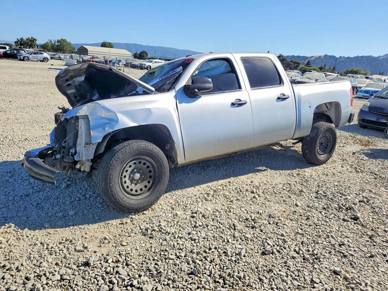 2013 Chevrolet Silverado K1500 Lt Silver vin: 3GCPKSE79DG155318