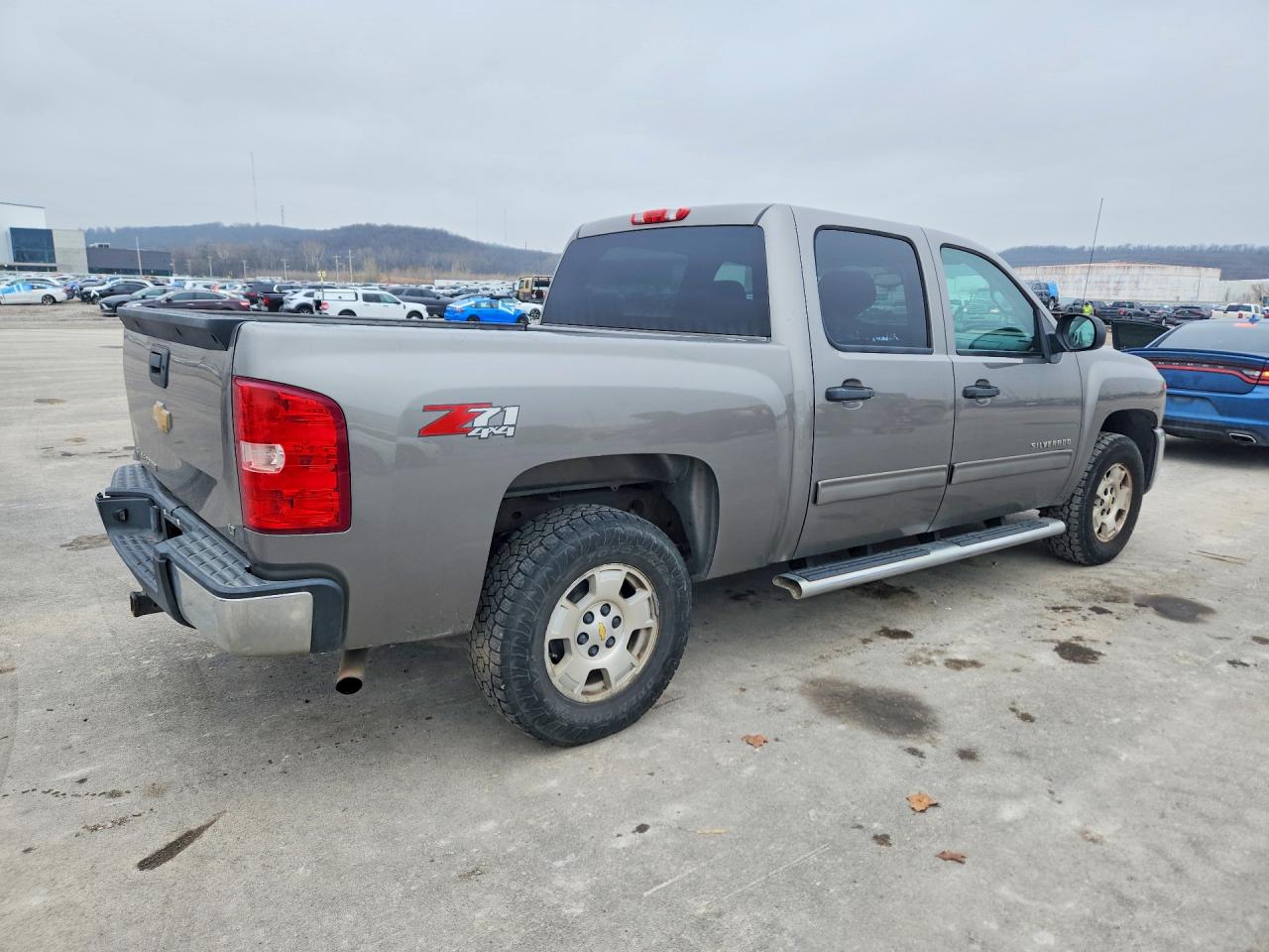 2013 Chevrolet Silverado K1500 Lt Gray vin: 3GCPKSE79DG250459
