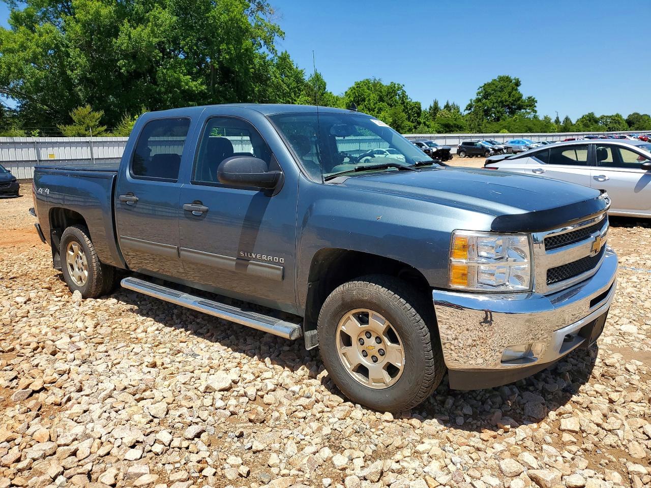 2013 Chevrolet Silverado K1500 Lt Blue vin: 3GCPKSE79DG374134