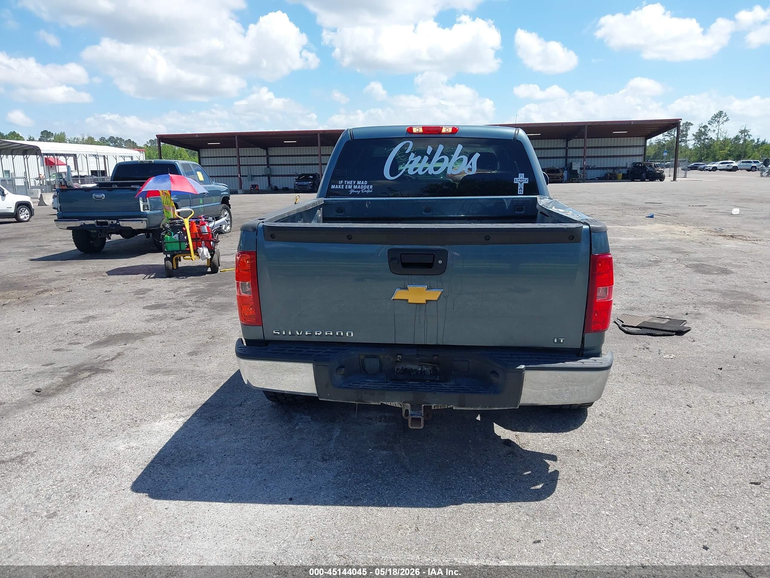 2012 Chevrolet Silverado 1500 Lt Blue vin: 3GCPKSE7XCG115747