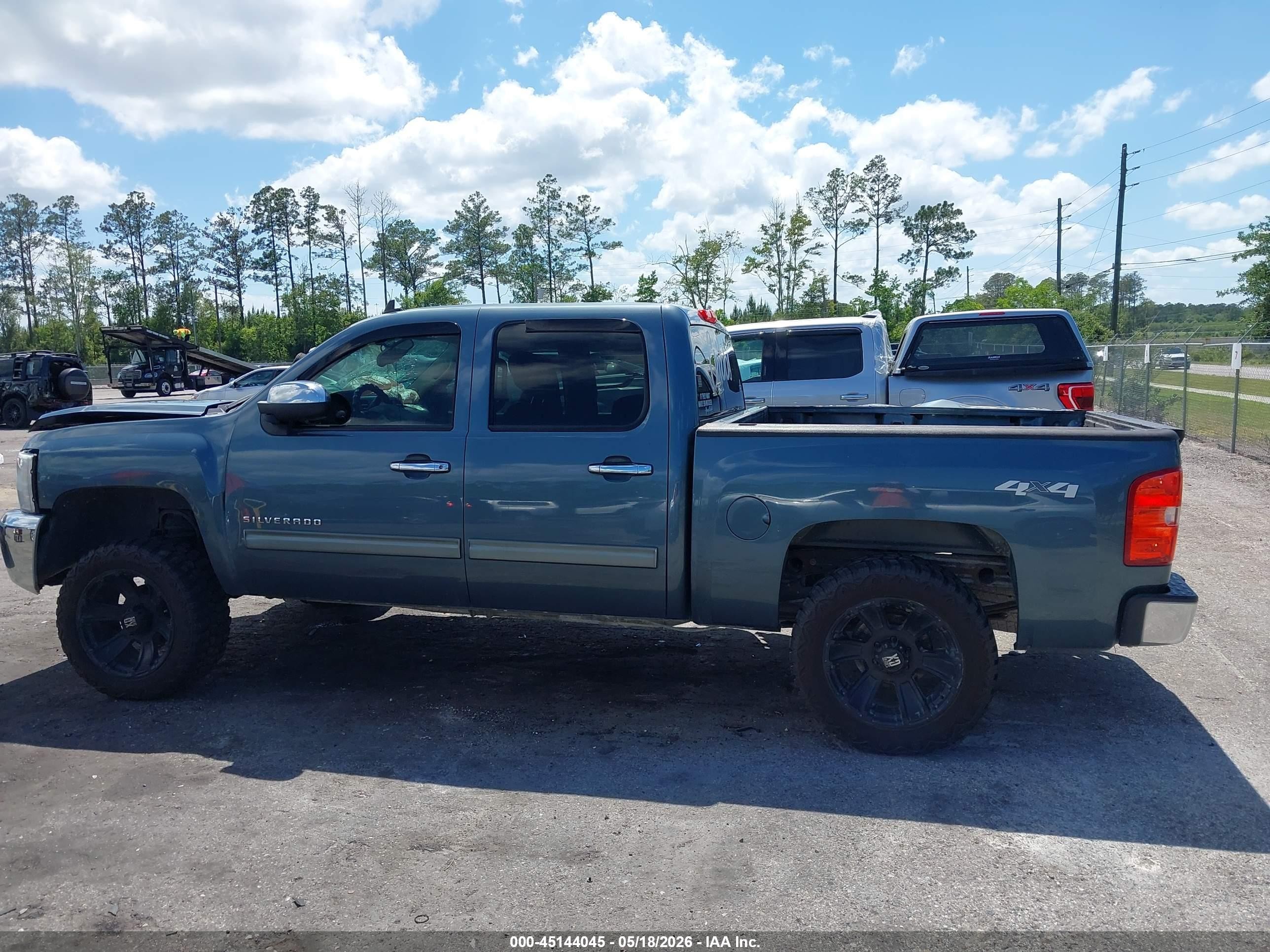 2012 Chevrolet Silverado 1500 Lt Blue vin: 3GCPKSE7XCG115747