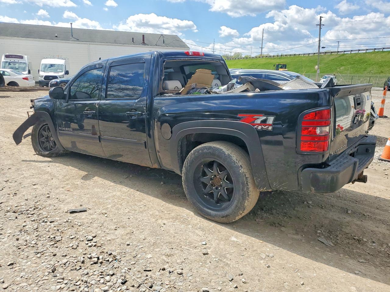 2012 Chevrolet Silverado K1500 Lt Black vin: 3GCPKSE7XCG303040