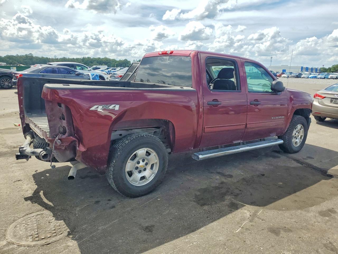 2013 Chevrolet Silverado K1500 Lt Maroon vin: 3GCPKSE7XDG155649