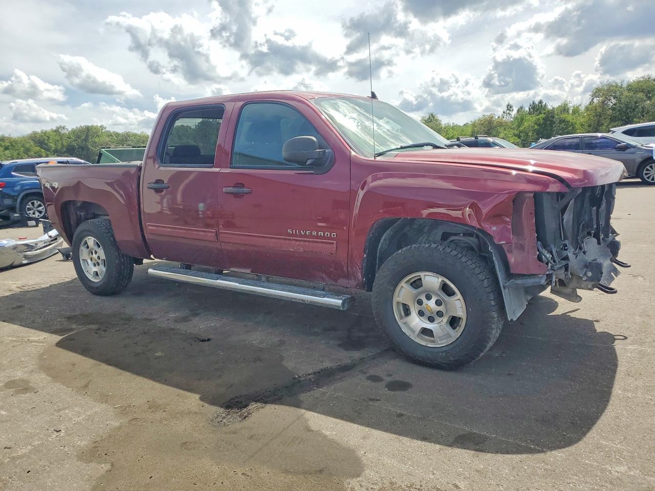2013 Chevrolet Silverado K1500 Lt Maroon vin: 3GCPKSE7XDG155649