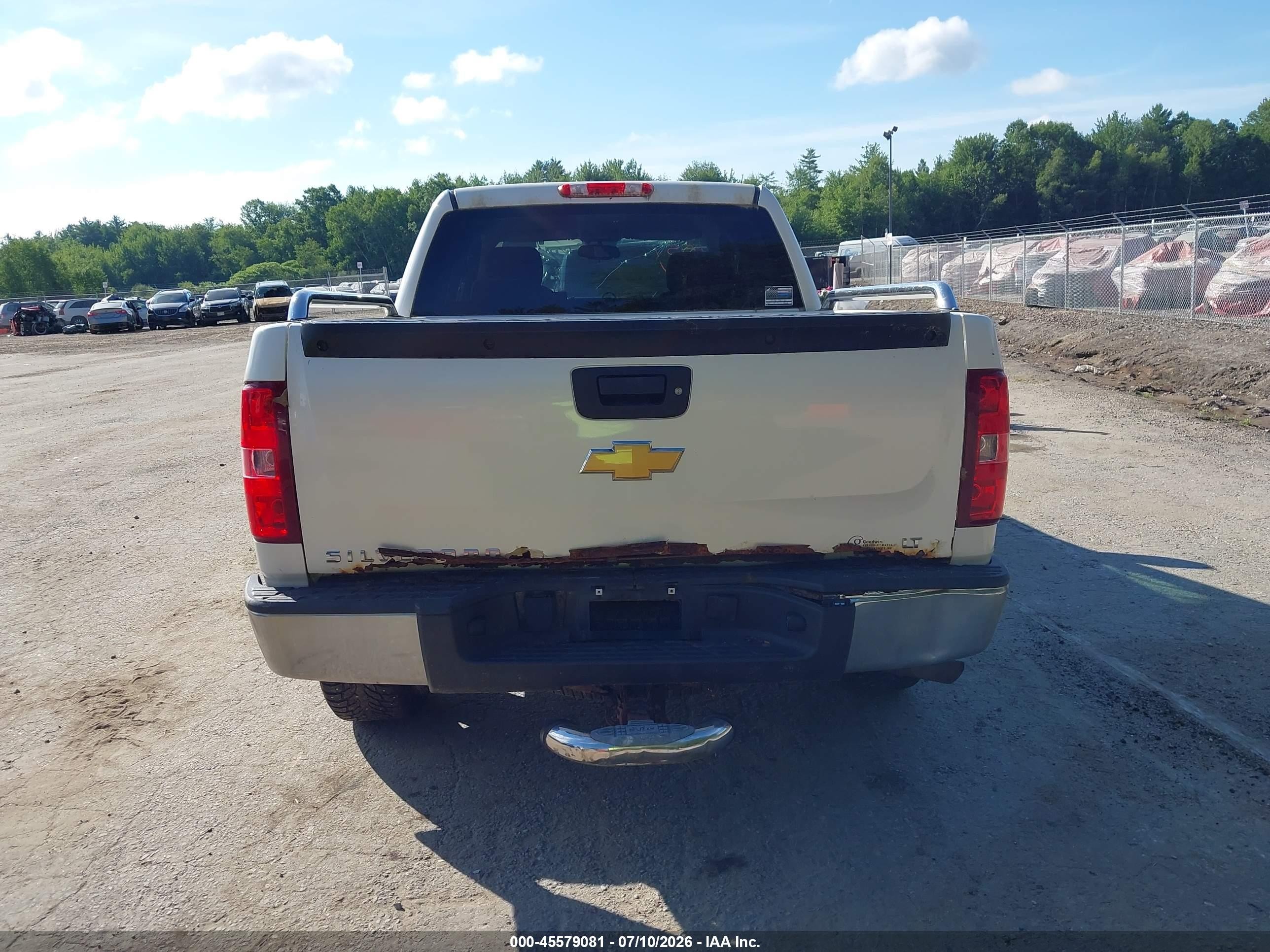 2013 Chevrolet Silverado 1500 Lt White vin: 3GCPKSE7XDG191941
