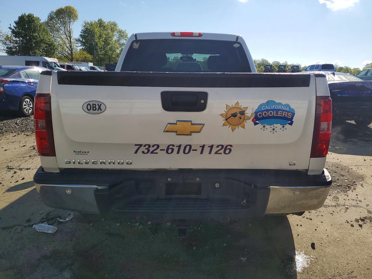 2013 Chevrolet Silverado K1500 Lt White vin: 3GCPKSE7XDG238028