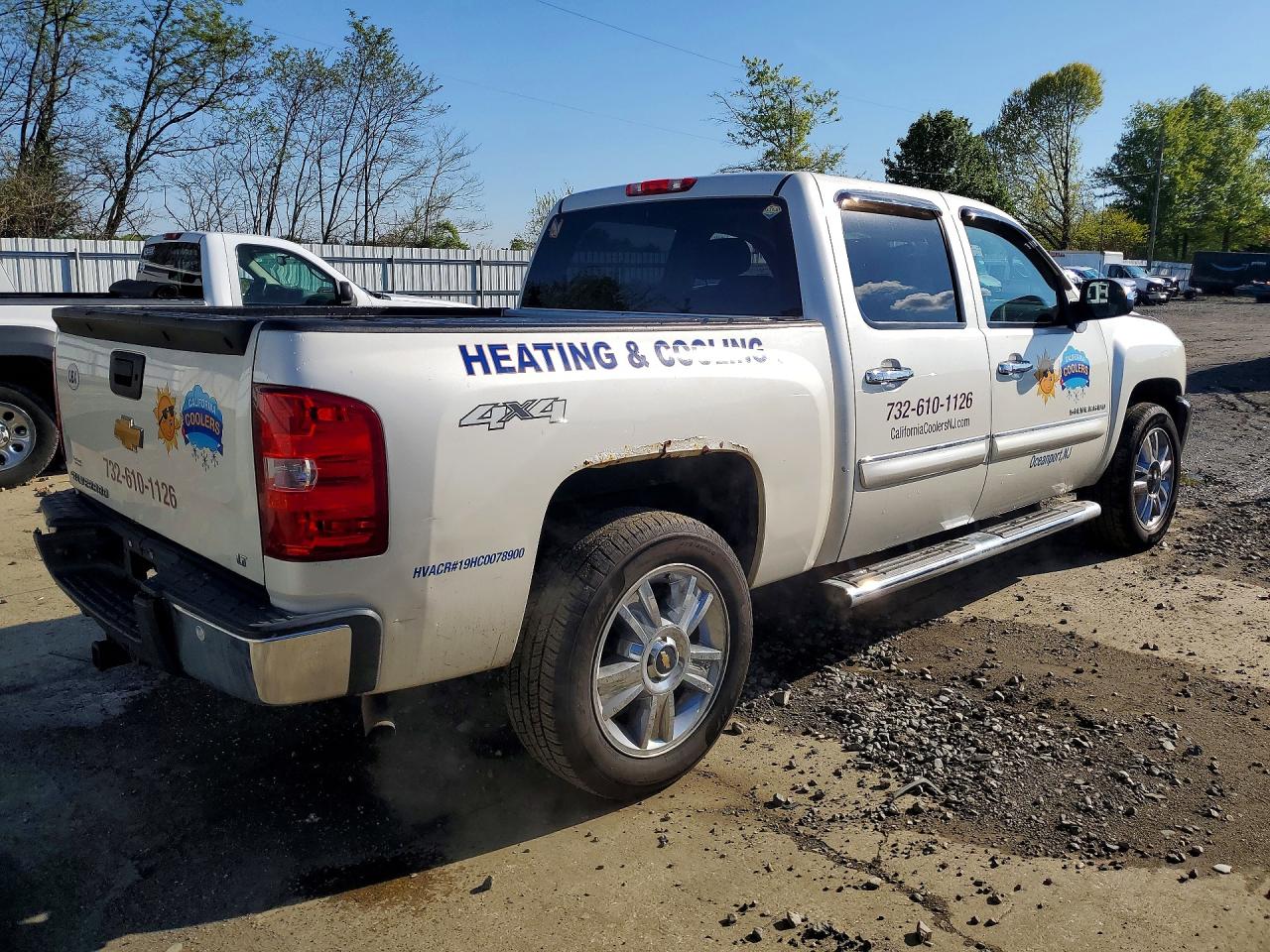 2013 Chevrolet Silverado K1500 Lt White vin: 3GCPKSE7XDG238028