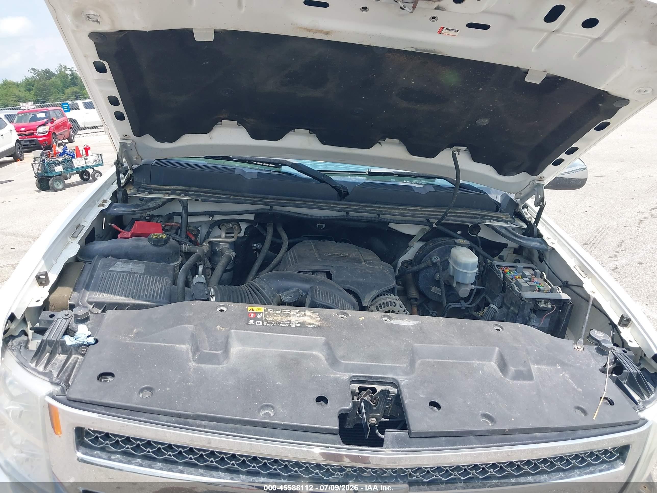 2013 Chevrolet Silverado 1500 Lt White vin: 3GCPKSE7XDG305825