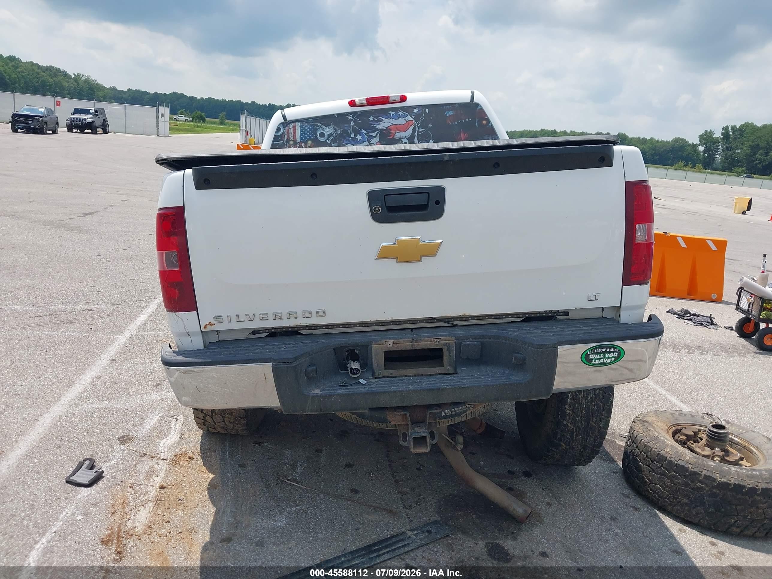 2013 Chevrolet Silverado 1500 Lt White vin: 3GCPKSE7XDG305825
