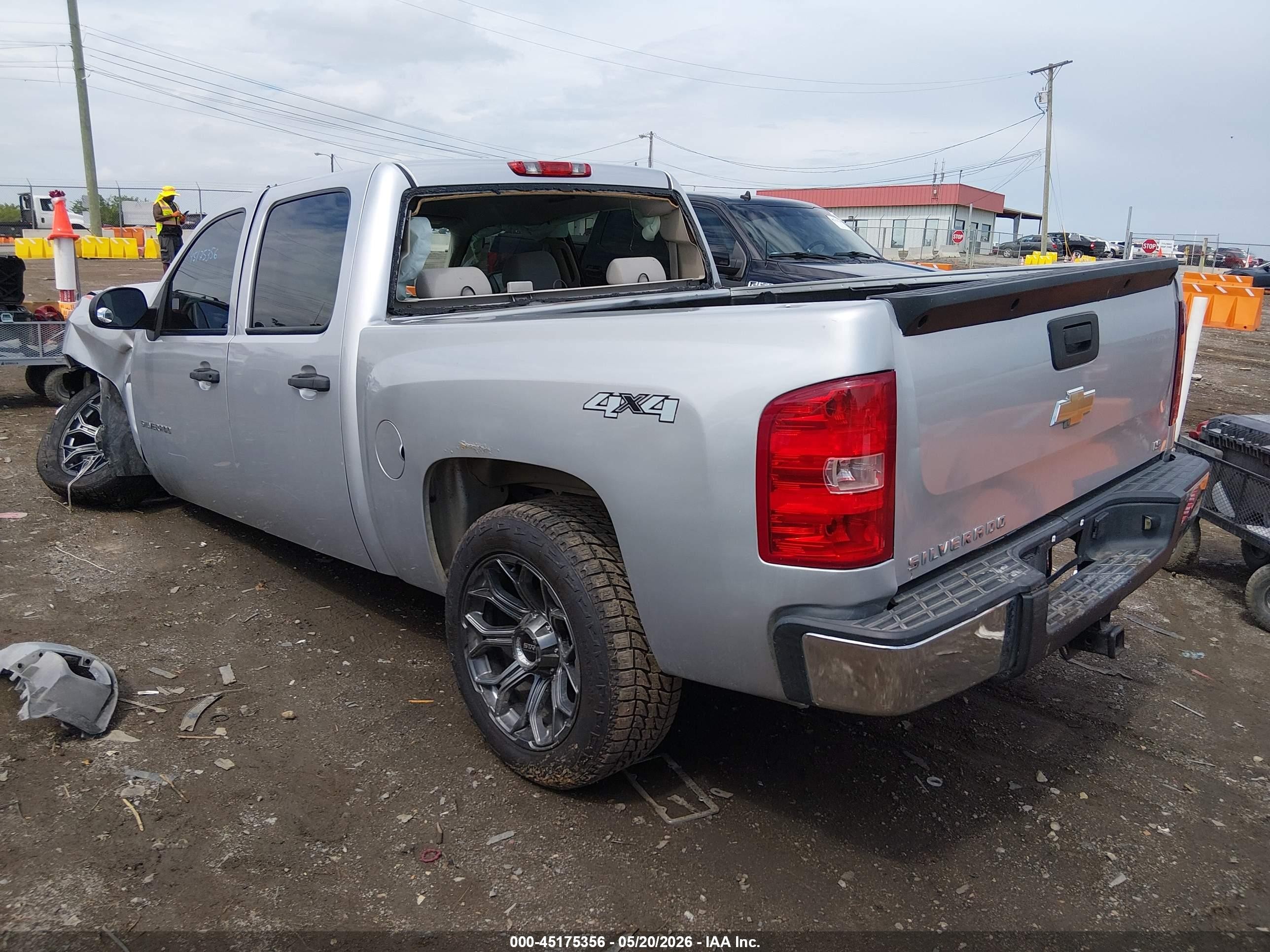 2013 Chevrolet Silverado 1500 Lt Silver vin: 3GCPKSE7XDG328277