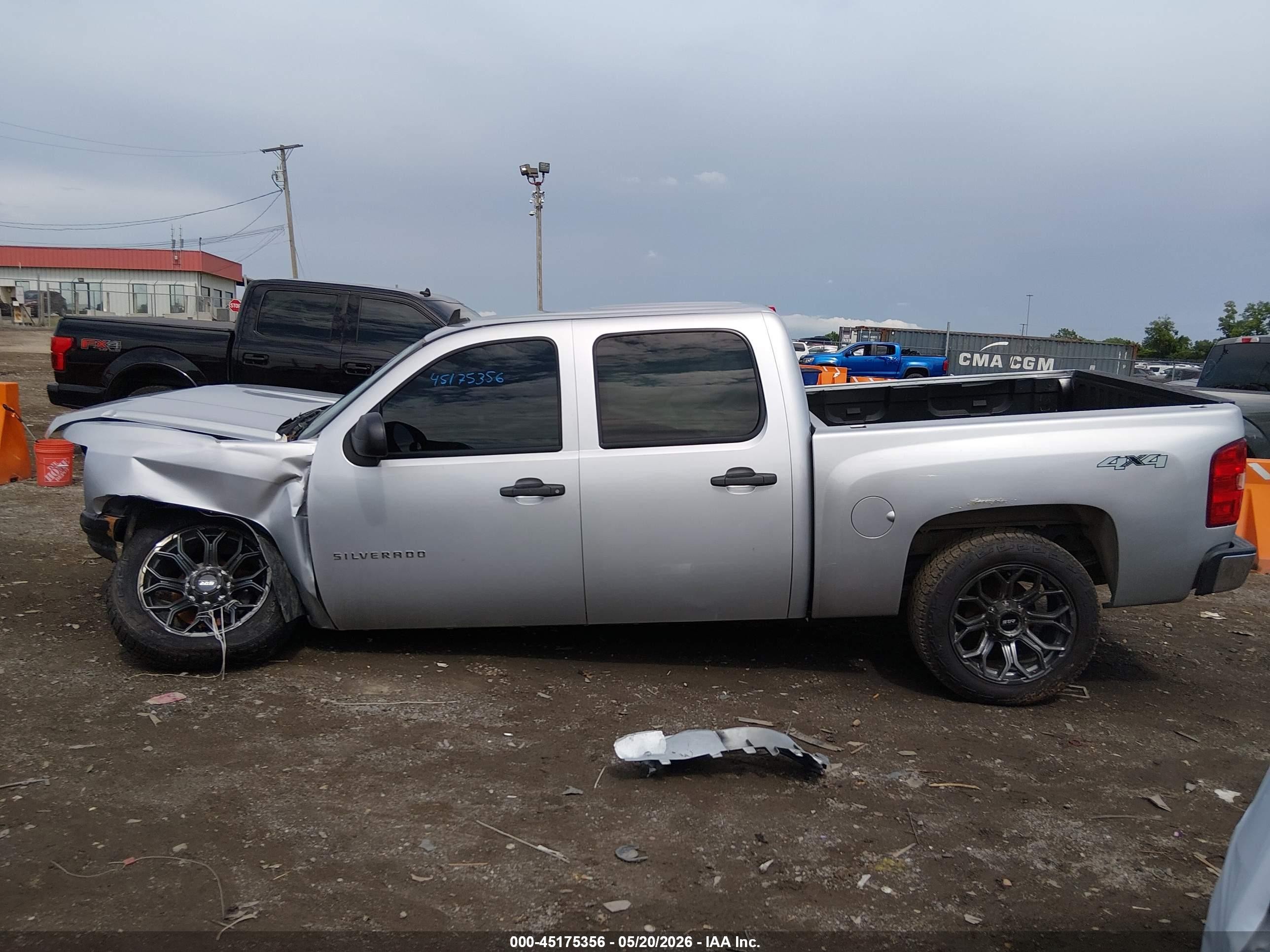 2013 Chevrolet Silverado 1500 Lt Silver vin: 3GCPKSE7XDG328277