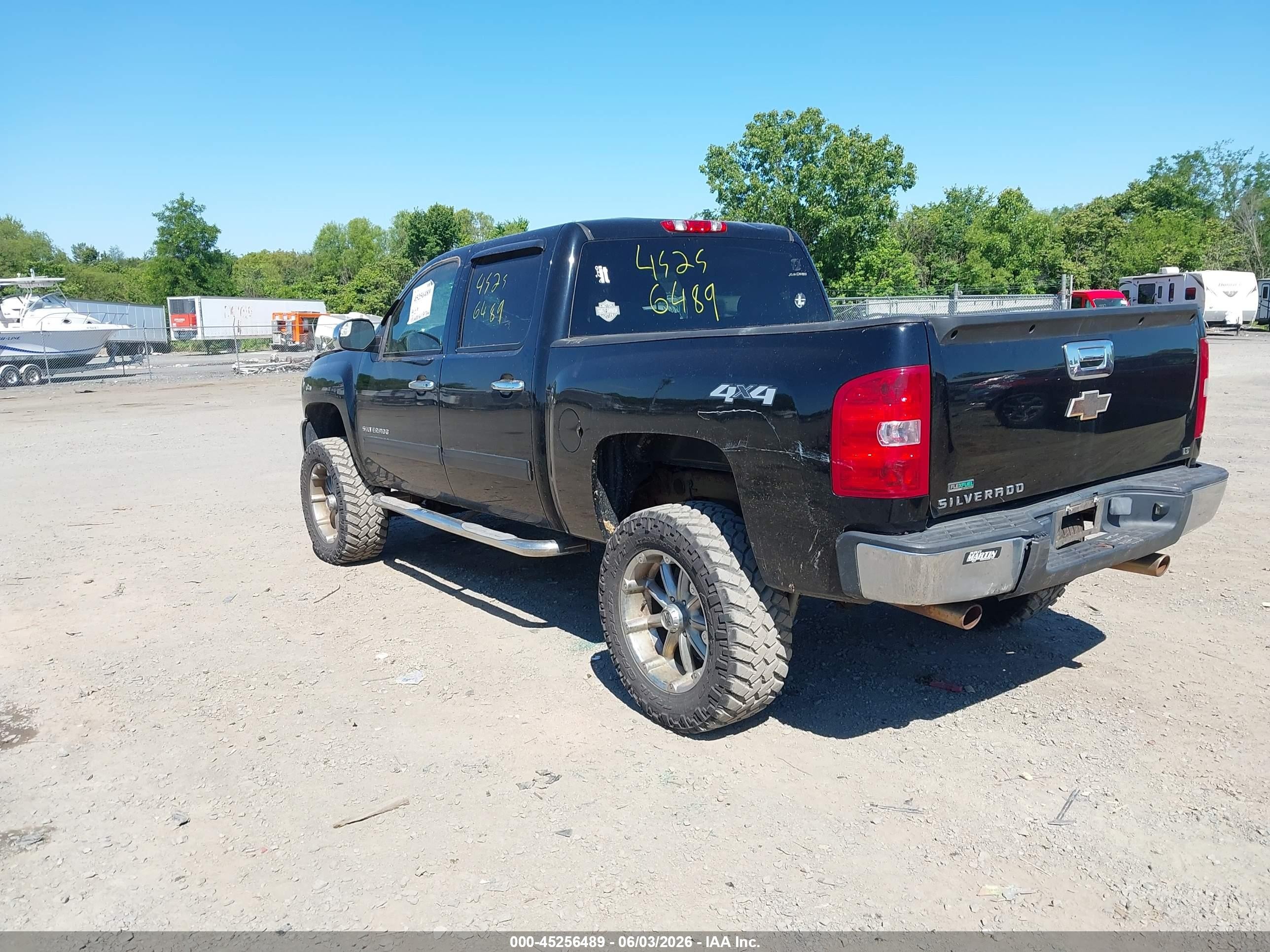 2011 Chevrolet Silverado 1500 Lt Black vin: 3GCPKSEA4BG149872
