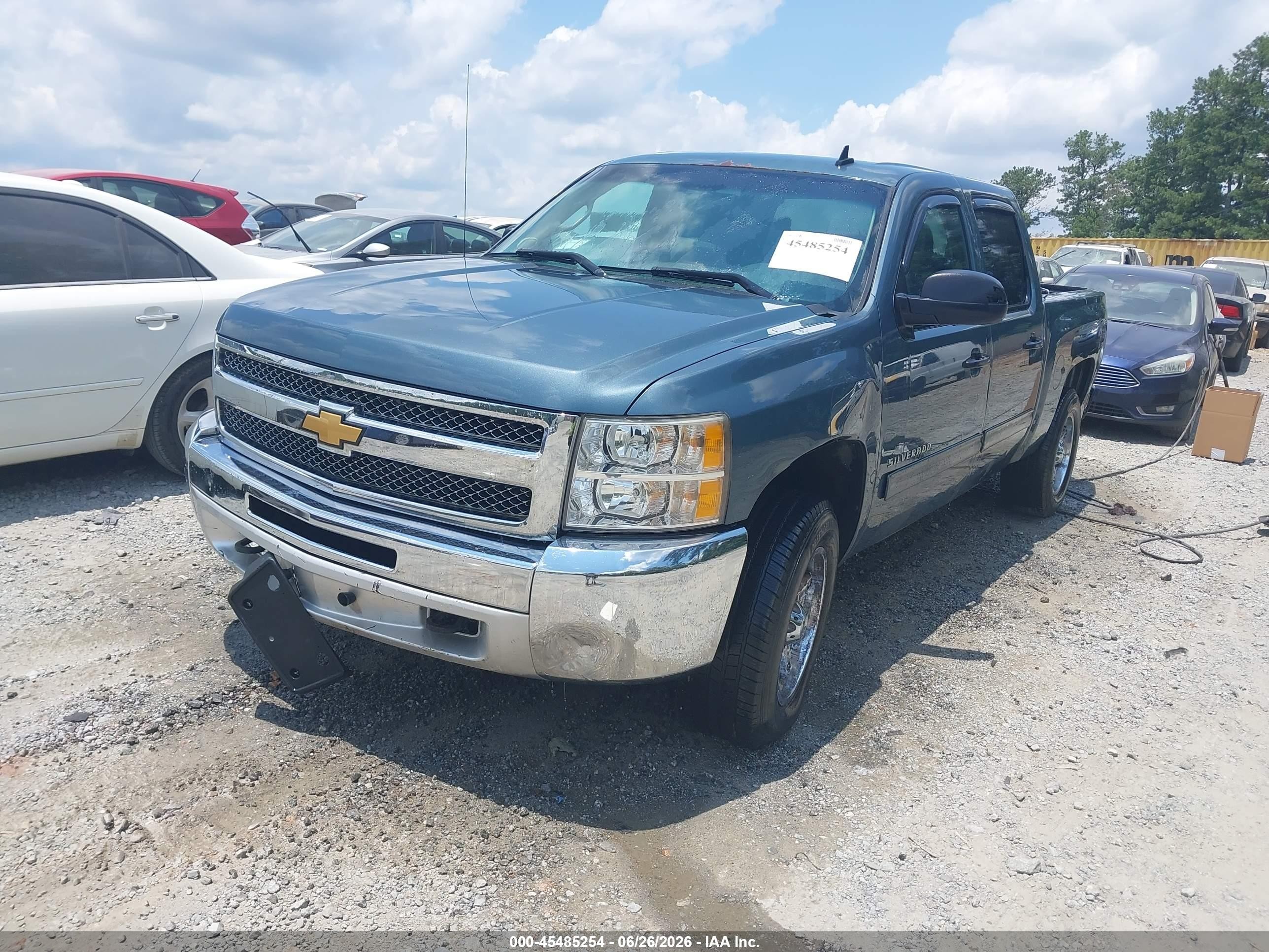 2013 Chevrolet Silverado 1500 Lt Gray vin: 3GCPKSEA7DG139176