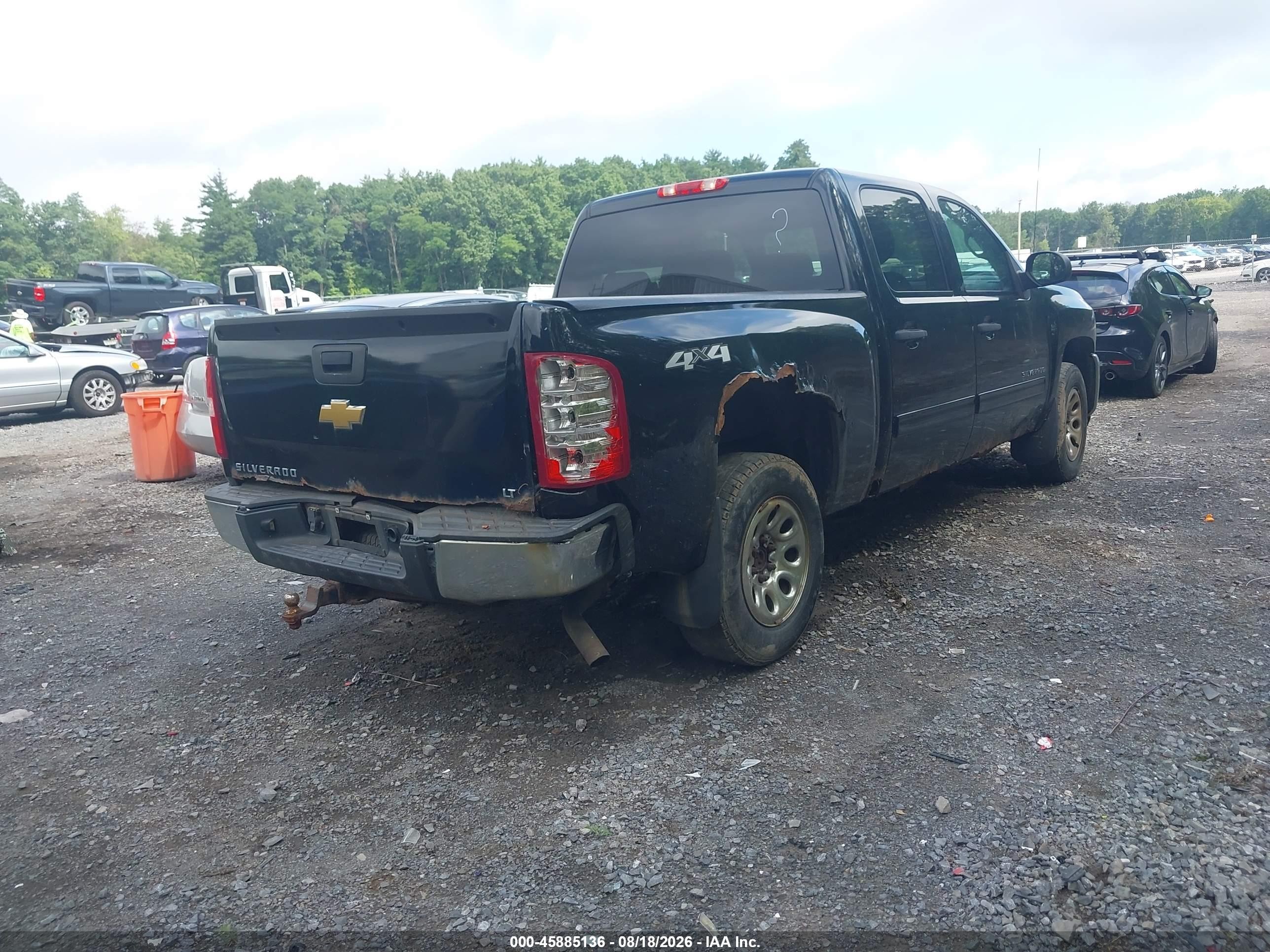 2013 Chevrolet Silverado 1500 Lt Черный vin: 3GCPKSEA9DG109760
