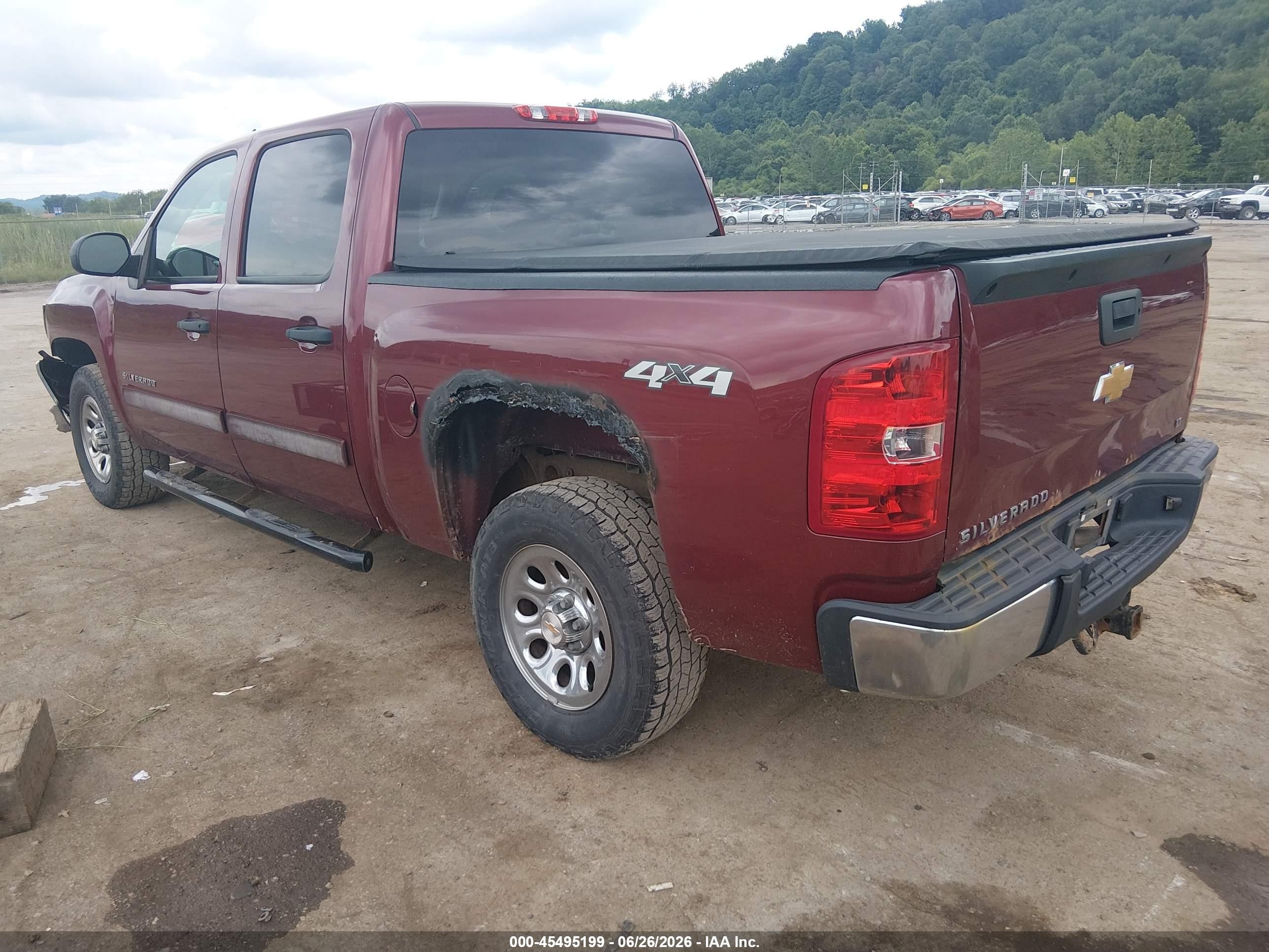 2013 Chevrolet Silverado 1500 Lt Maroon vin: 3GCPKSEA9DG318061
