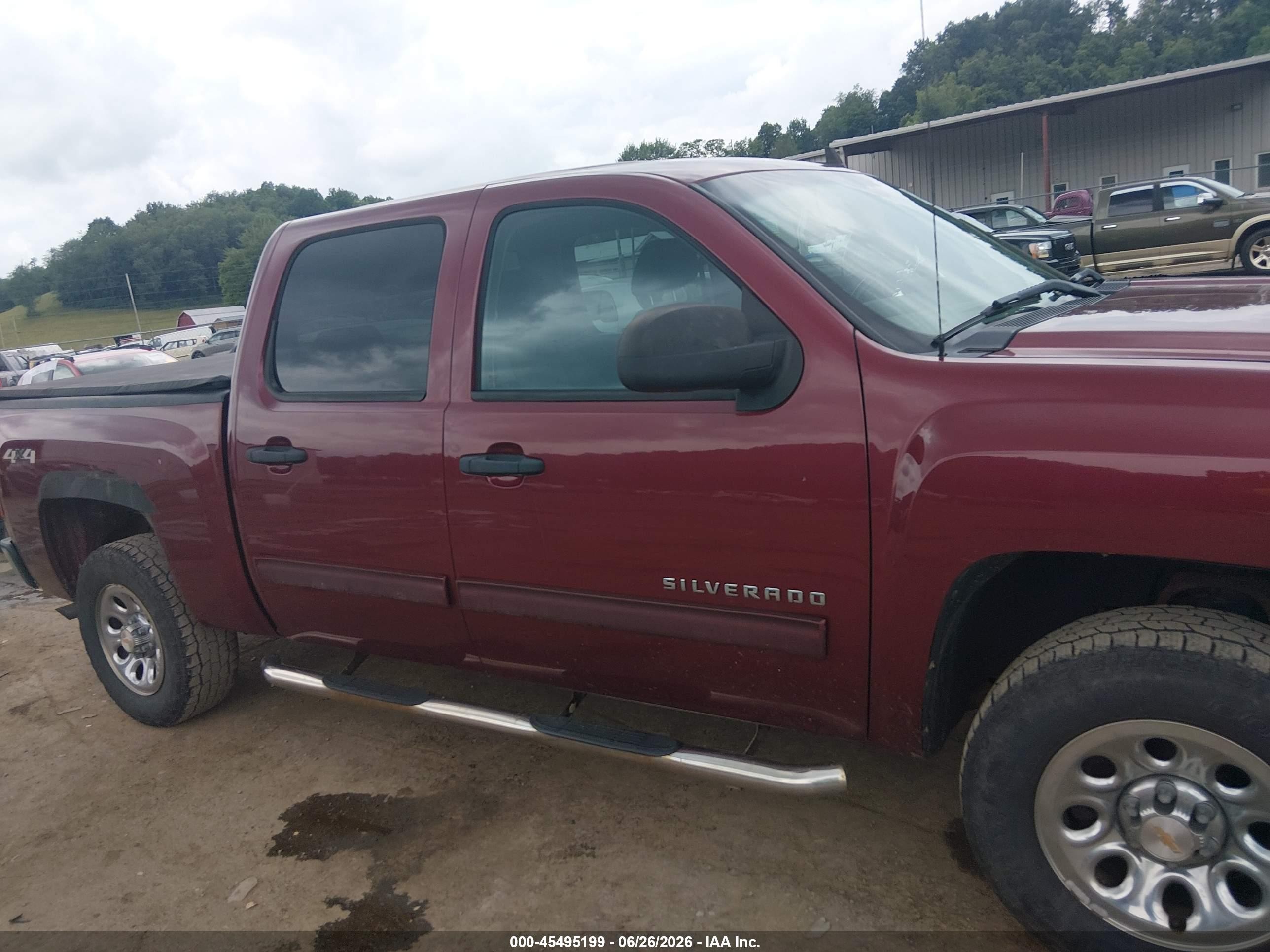 2013 Chevrolet Silverado 1500 Lt Maroon vin: 3GCPKSEA9DG318061