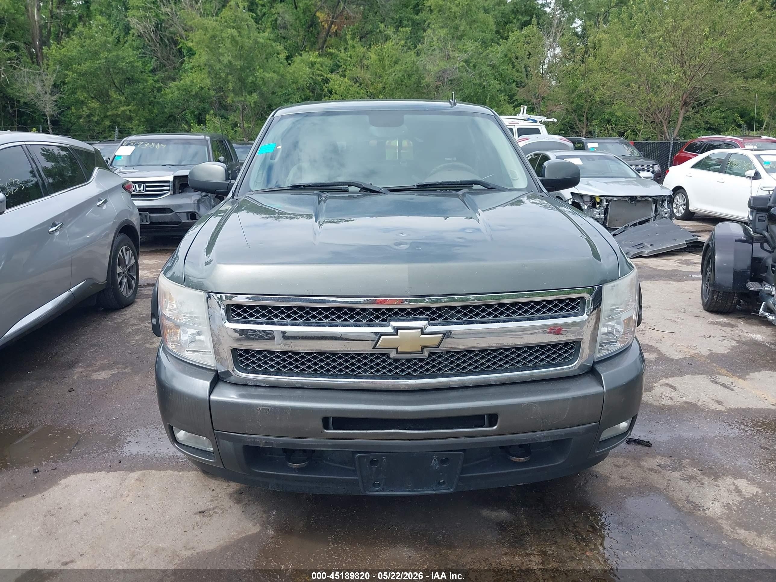 2011 Chevrolet Silverado 1500 Ltz Зеленый vin: 3GCPKTE20BG200220