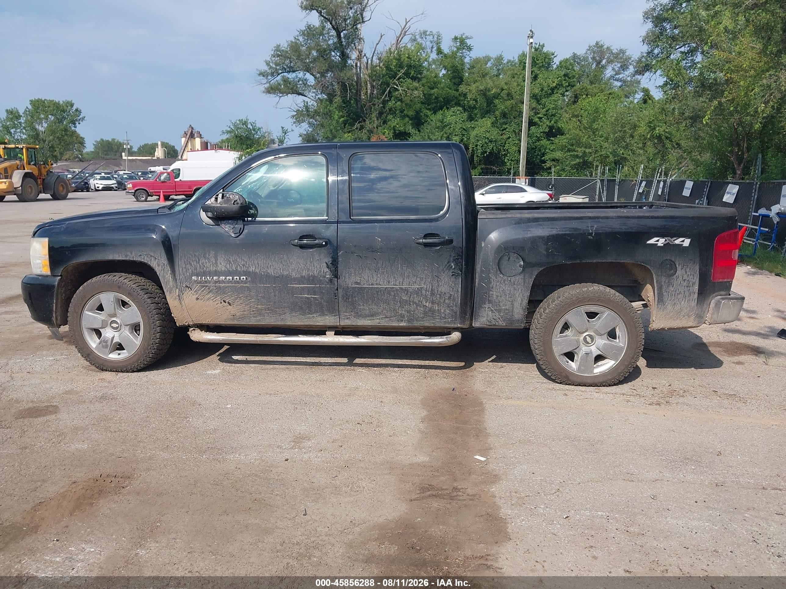 2011 Chevrolet Silverado 1500 Ltz Black vin: 3GCPKTE29BG246080