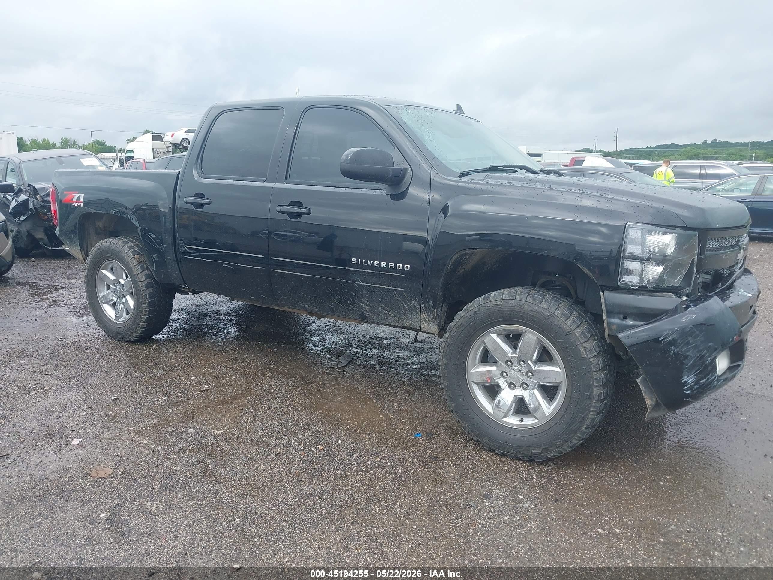 2011 Chevrolet Silverado 1500 Ltz Black vin: 3GCPKTE30BG391825