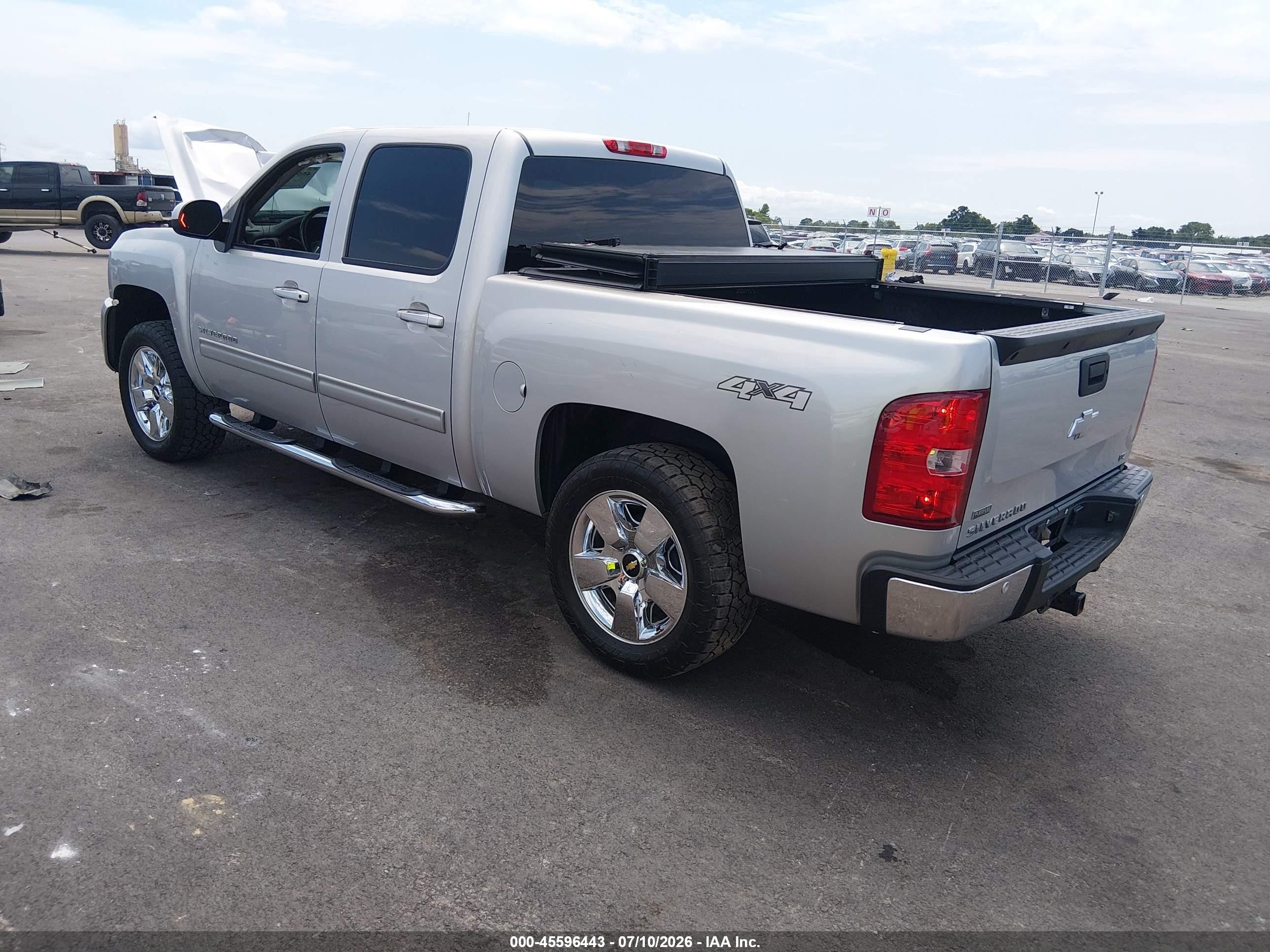 2011 Chevrolet Silverado 1500 Ltz Silver vin: 3GCPKTE31BG332640