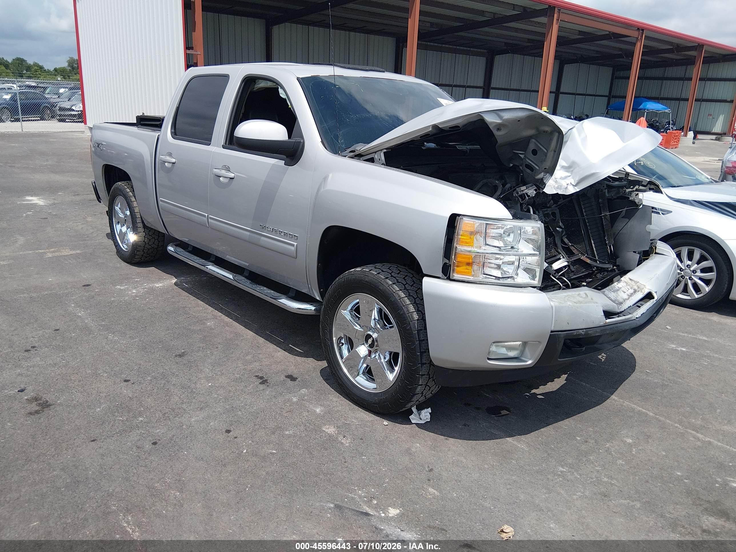2011 Chevrolet Silverado 1500 Ltz Silver vin: 3GCPKTE31BG332640