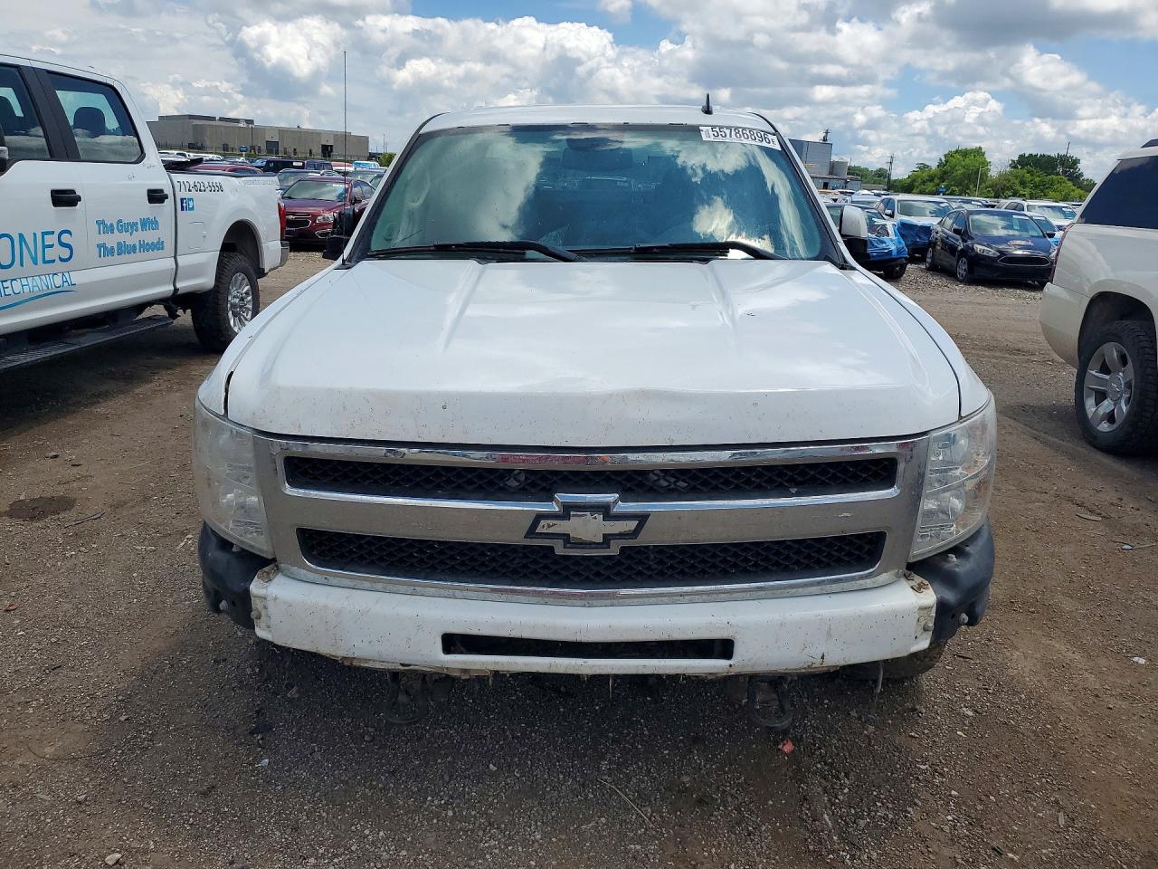 2011 Chevrolet Silverado K1500 Ltz White vin: 3GCPKTE35BG356701