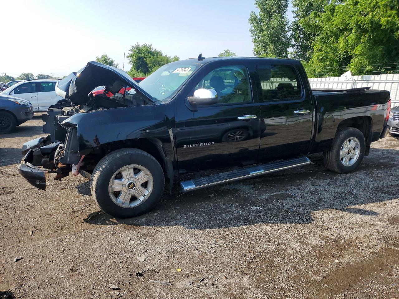 2011 Chevrolet Silverado K1500 Ltz Black vin: 3GCPKTE36BG312478