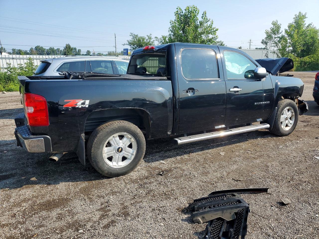 2011 Chevrolet Silverado K1500 Ltz Black vin: 3GCPKTE36BG312478