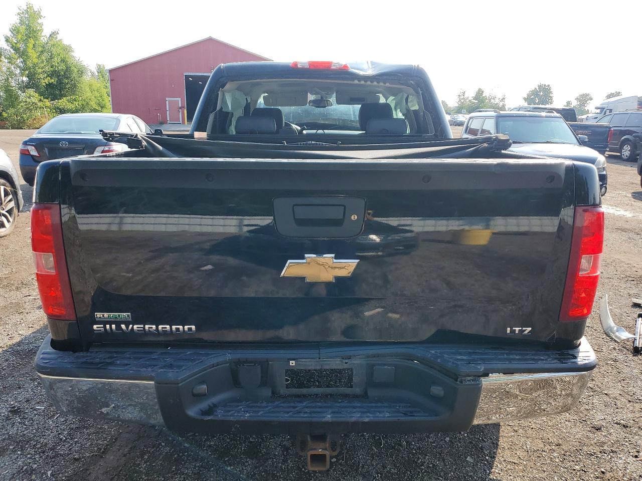 2011 Chevrolet Silverado K1500 Ltz Black vin: 3GCPKTE36BG312478