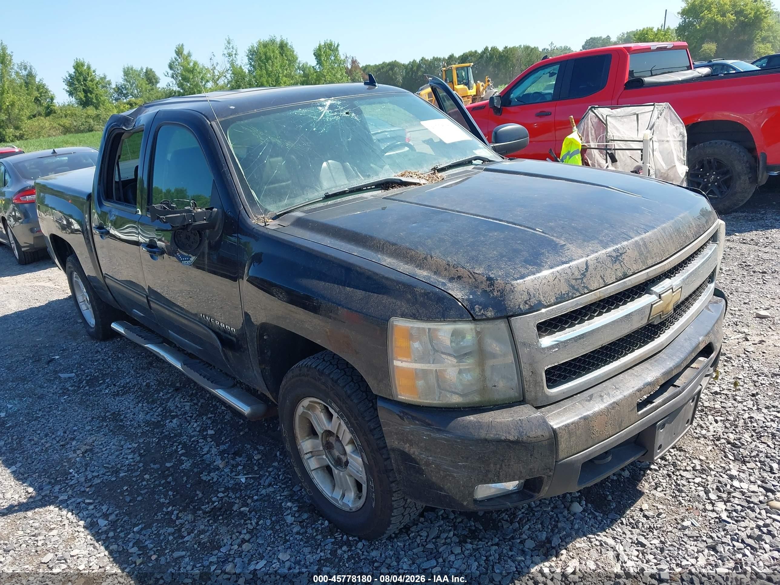 2011 Chevrolet Silverado 1500 Ltz Черный vin: 3GCPKTE36BG389349
