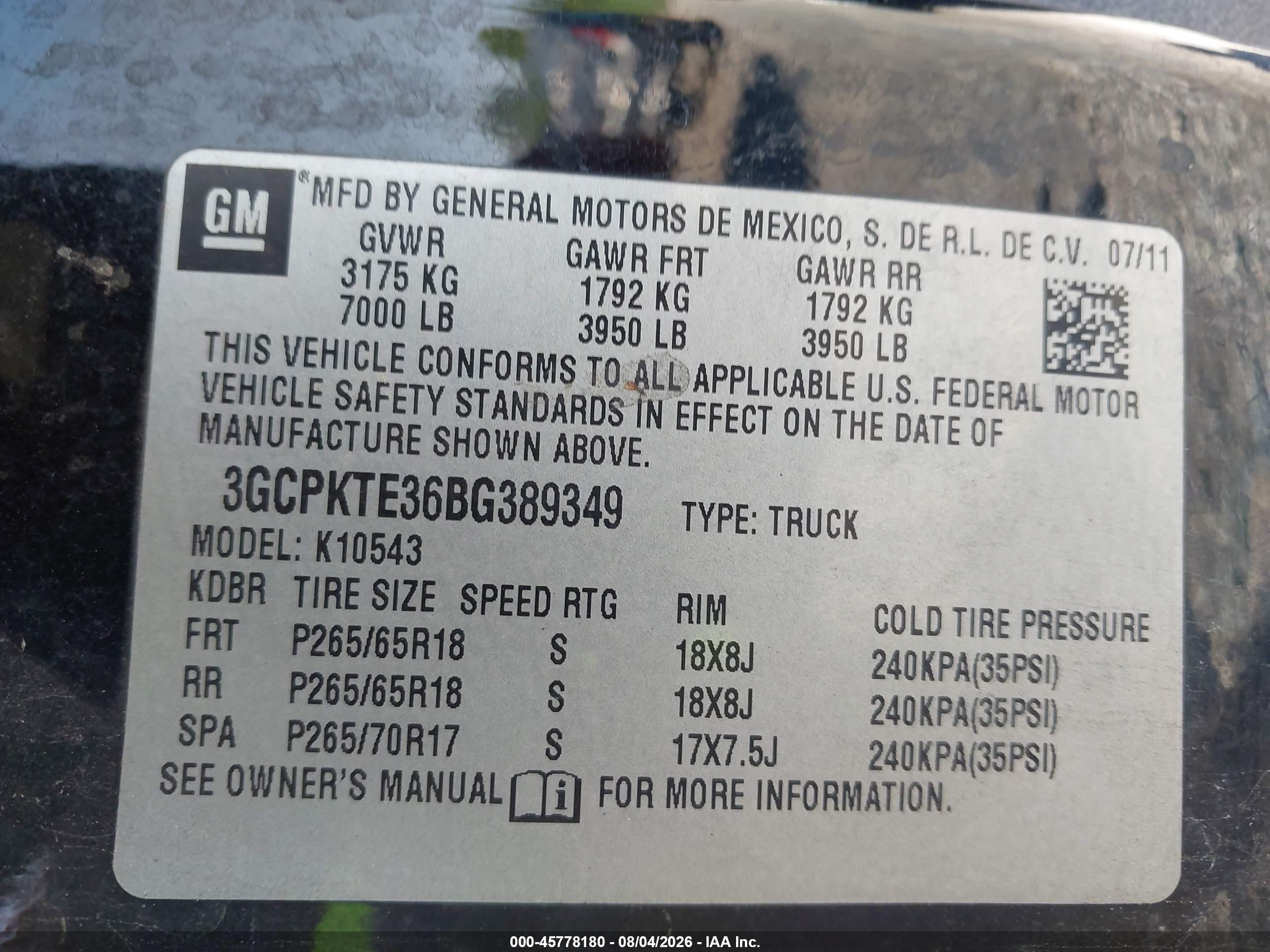 2011 Chevrolet Silverado 1500 Ltz Черный vin: 3GCPKTE36BG389349