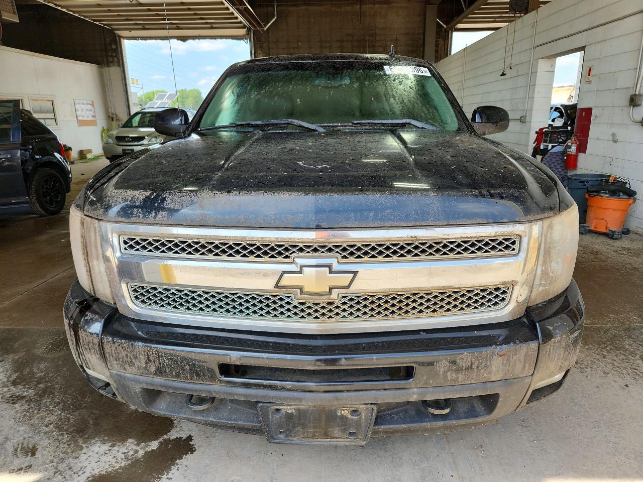 2011 Chevrolet Silverado K1500 Ltz Black vin: 3GCPKTE37BG401301