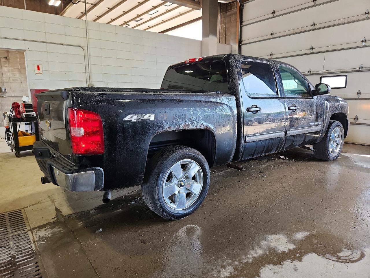 2011 Chevrolet Silverado K1500 Ltz Black vin: 3GCPKTE37BG401301