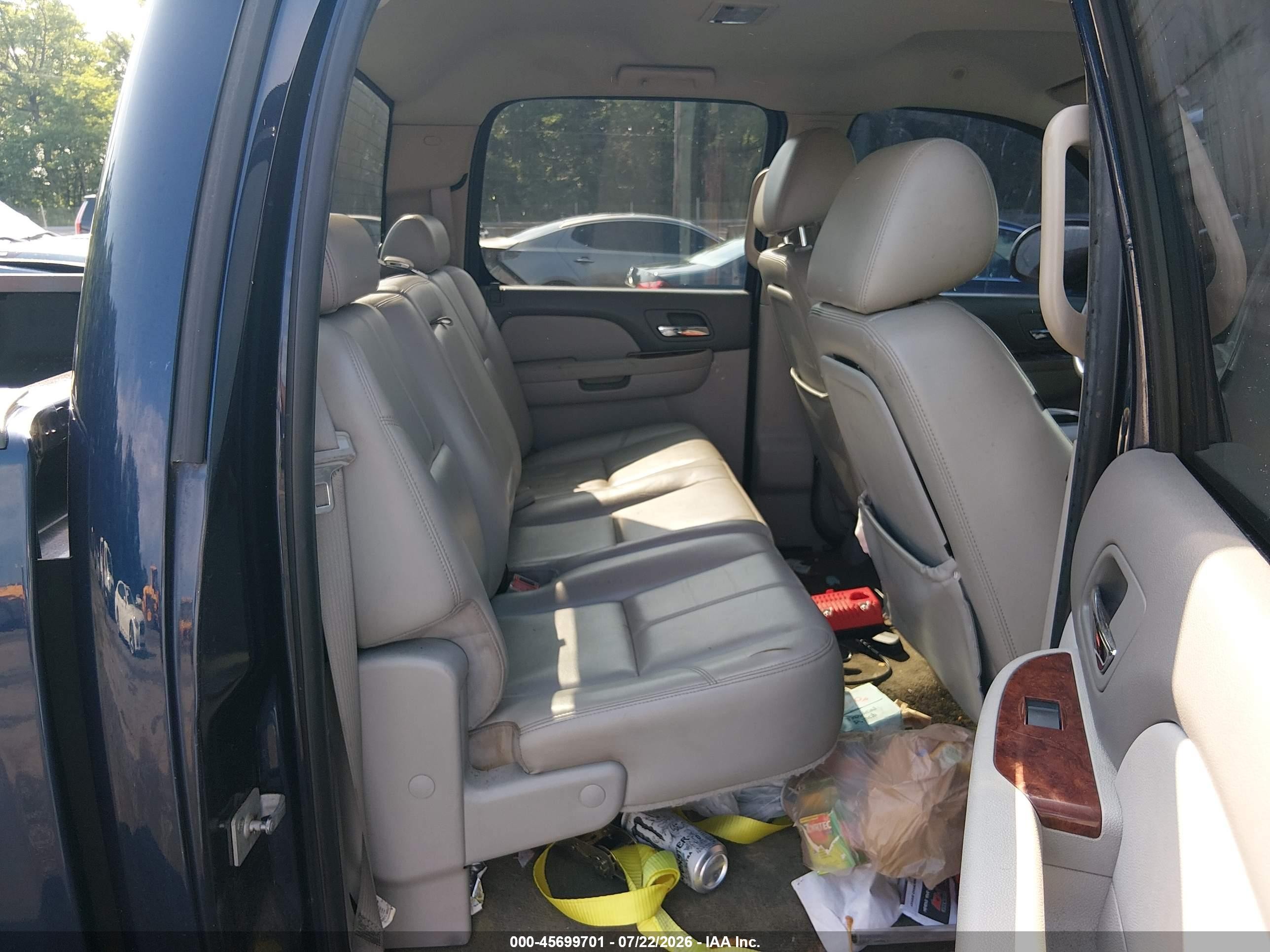 2011 Chevrolet Silverado 1500 Ltz Blue vin: 3GCPKTE38BG177035