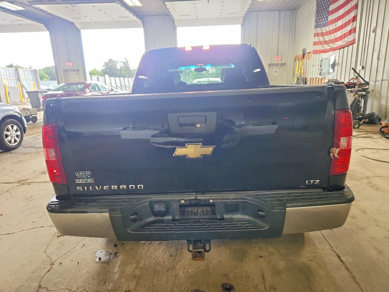 2011 Chevrolet Silverado K1500 Ltz Black vin: 3GCPKTE39BG203402
