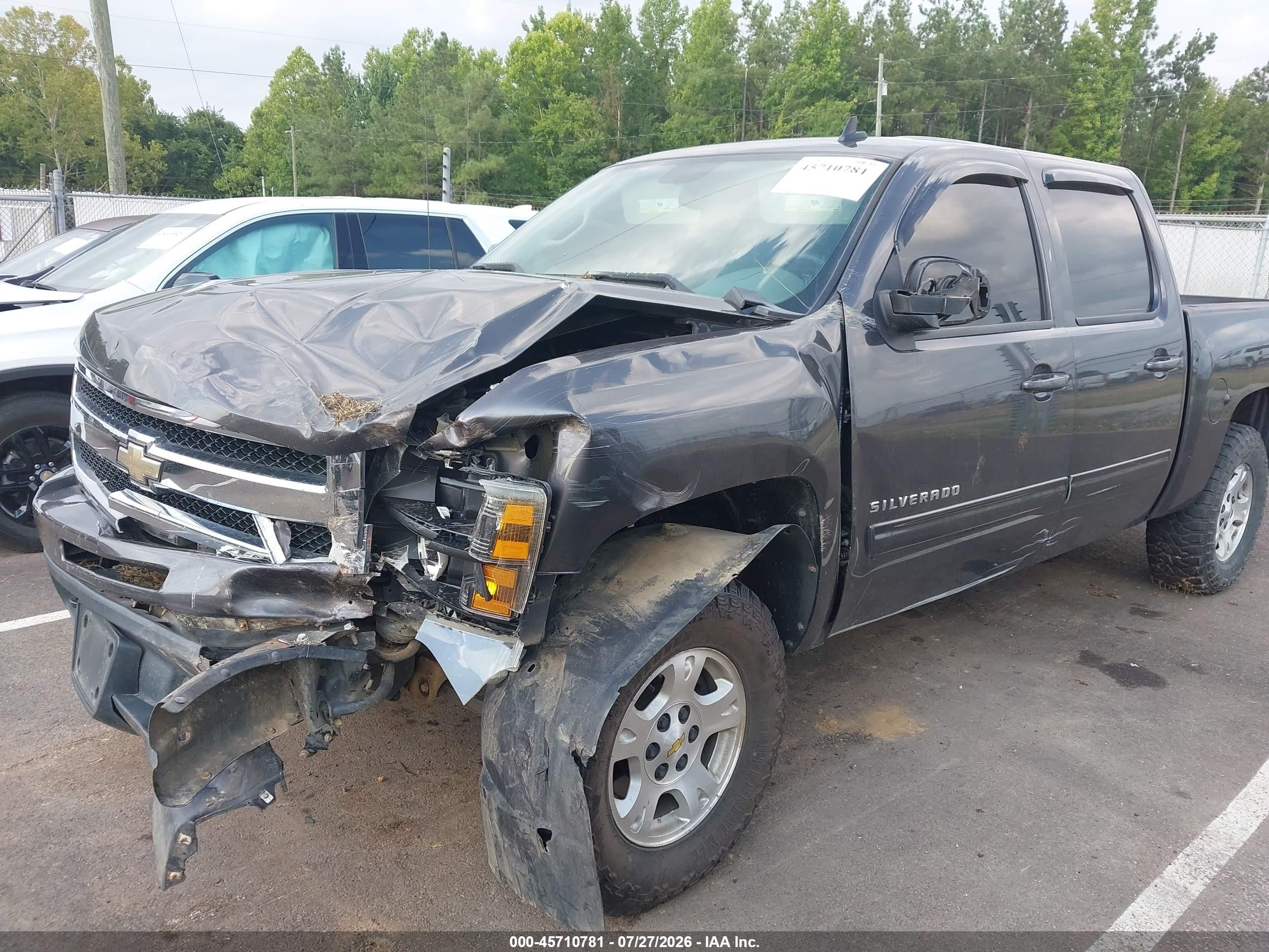 2011 Chevrolet Silverado 1500 Ltz Серый vin: 3GCPKTE3XBG310040