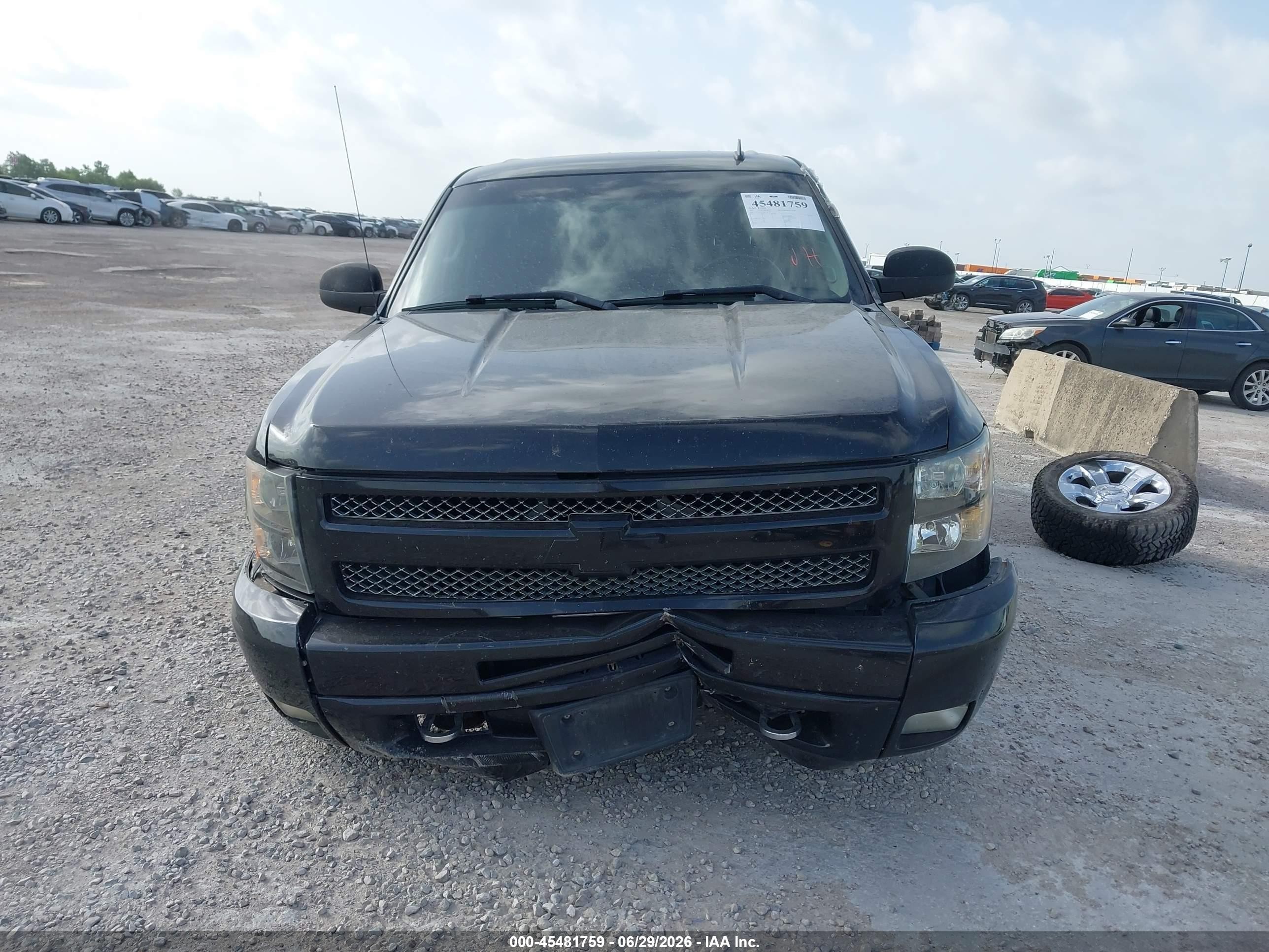 2011 Chevrolet Silverado 1500 Ltz Black vin: 3GCPKTE3XBG383182