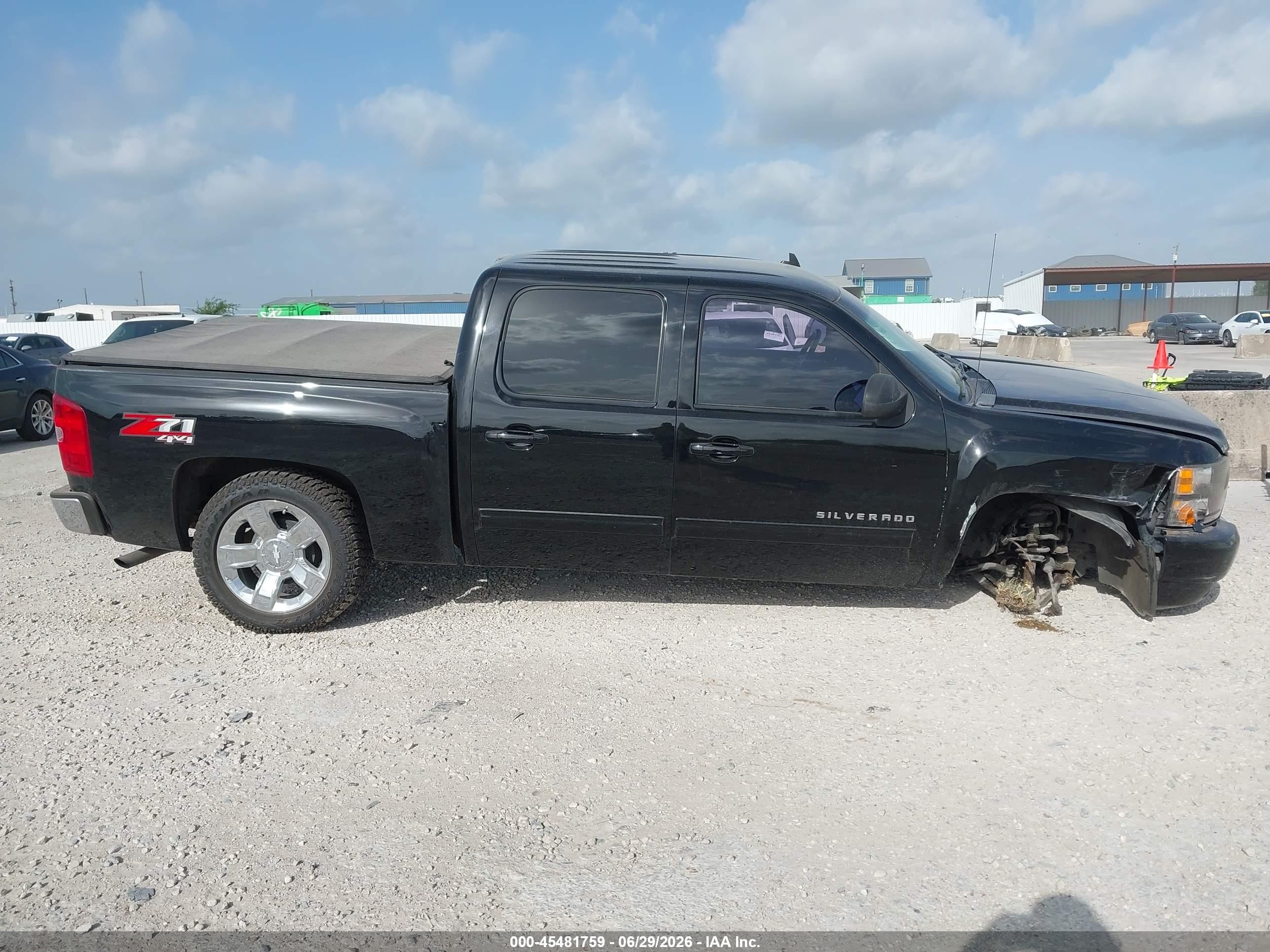 2011 Chevrolet Silverado 1500 Ltz Black vin: 3GCPKTE3XBG383182