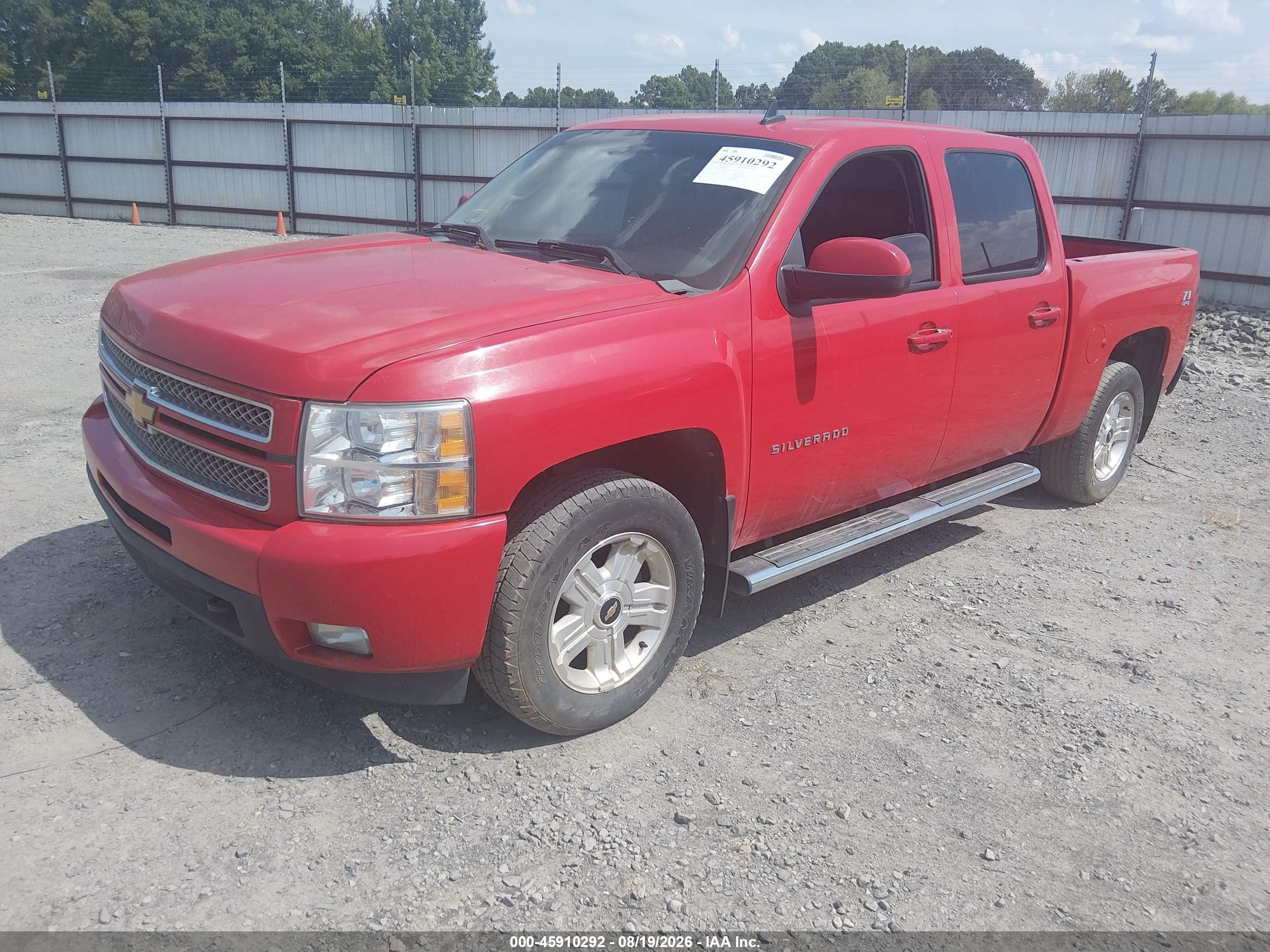 2012 Chevrolet Silverado 1500 Ltz Red vin: 3GCPKTE70CG174375